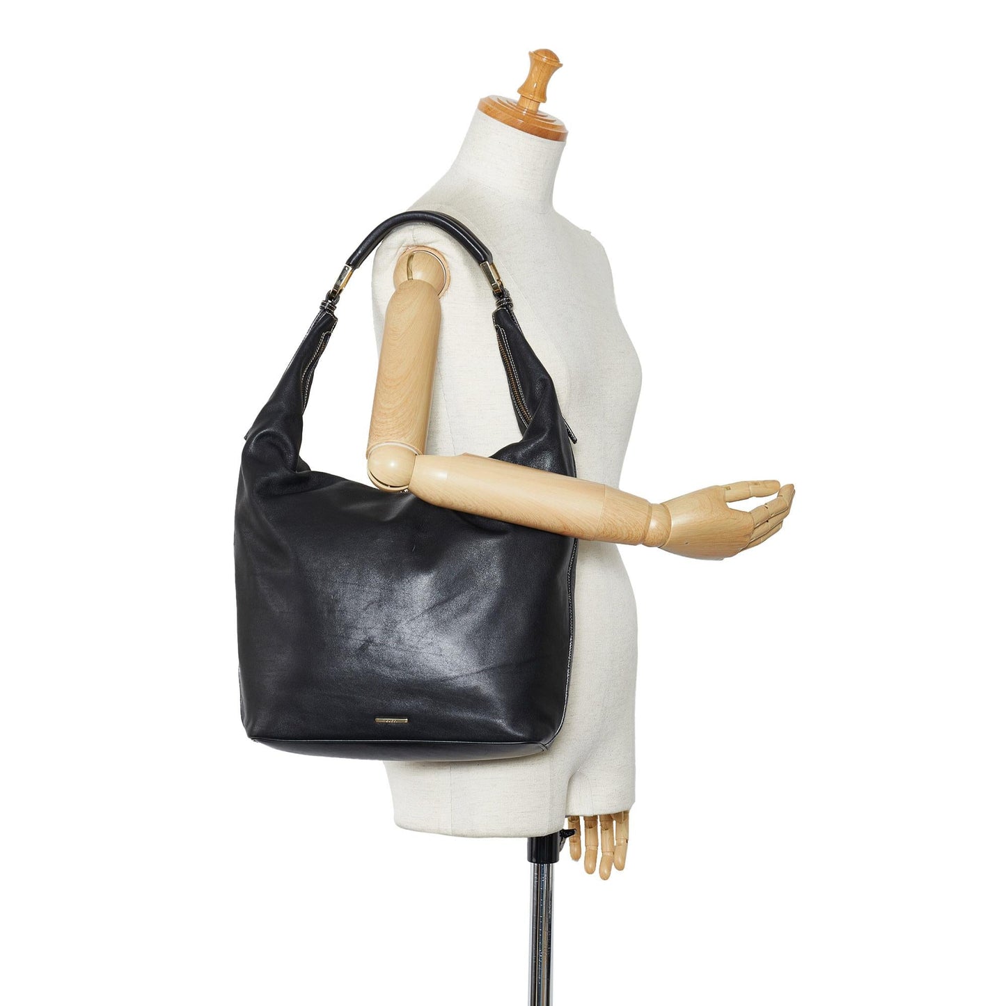 Gucci Leather Shoulder Bag (SHG-BBTMv6)