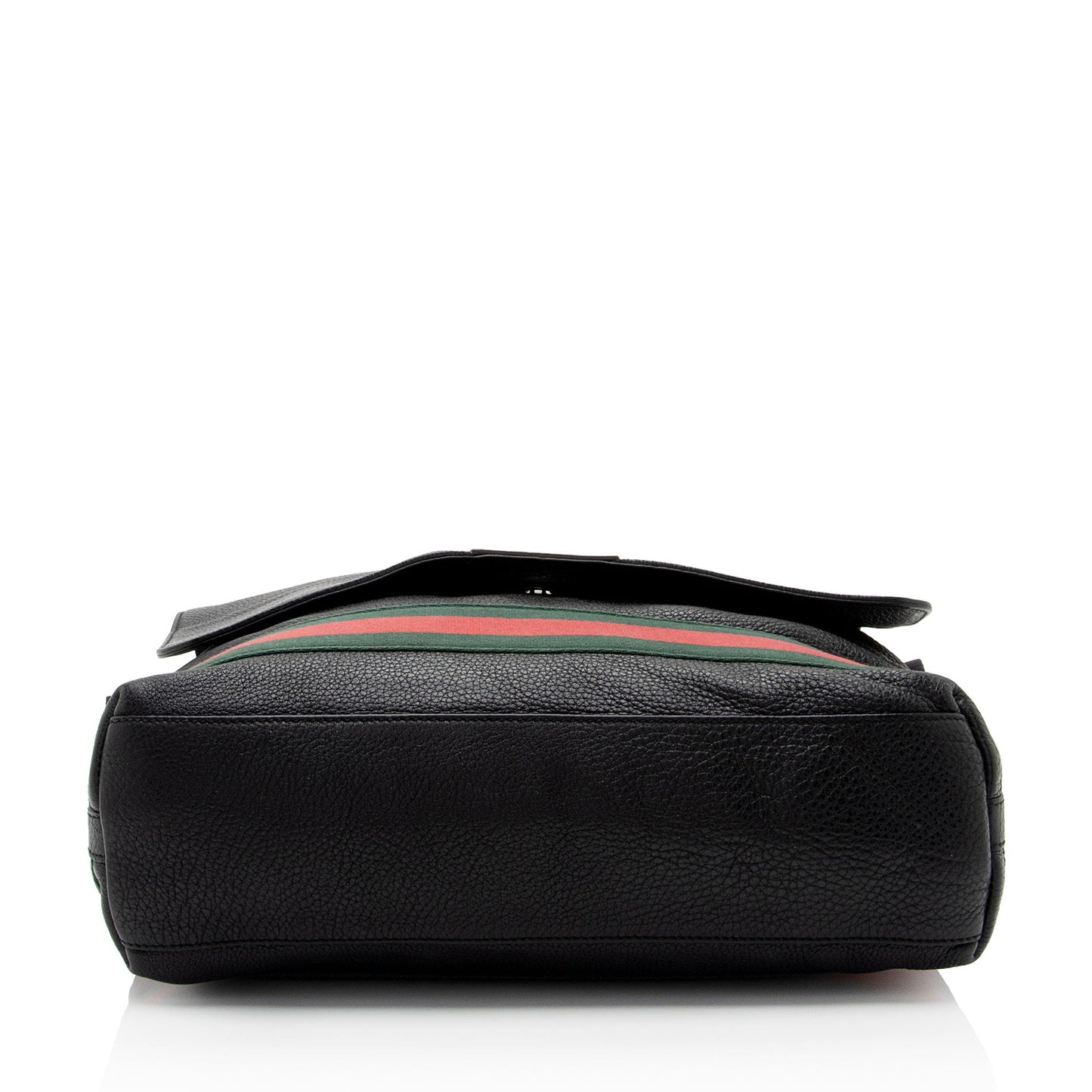 Gucci Leather Signature Web Messenger (SHF-6F03zC)