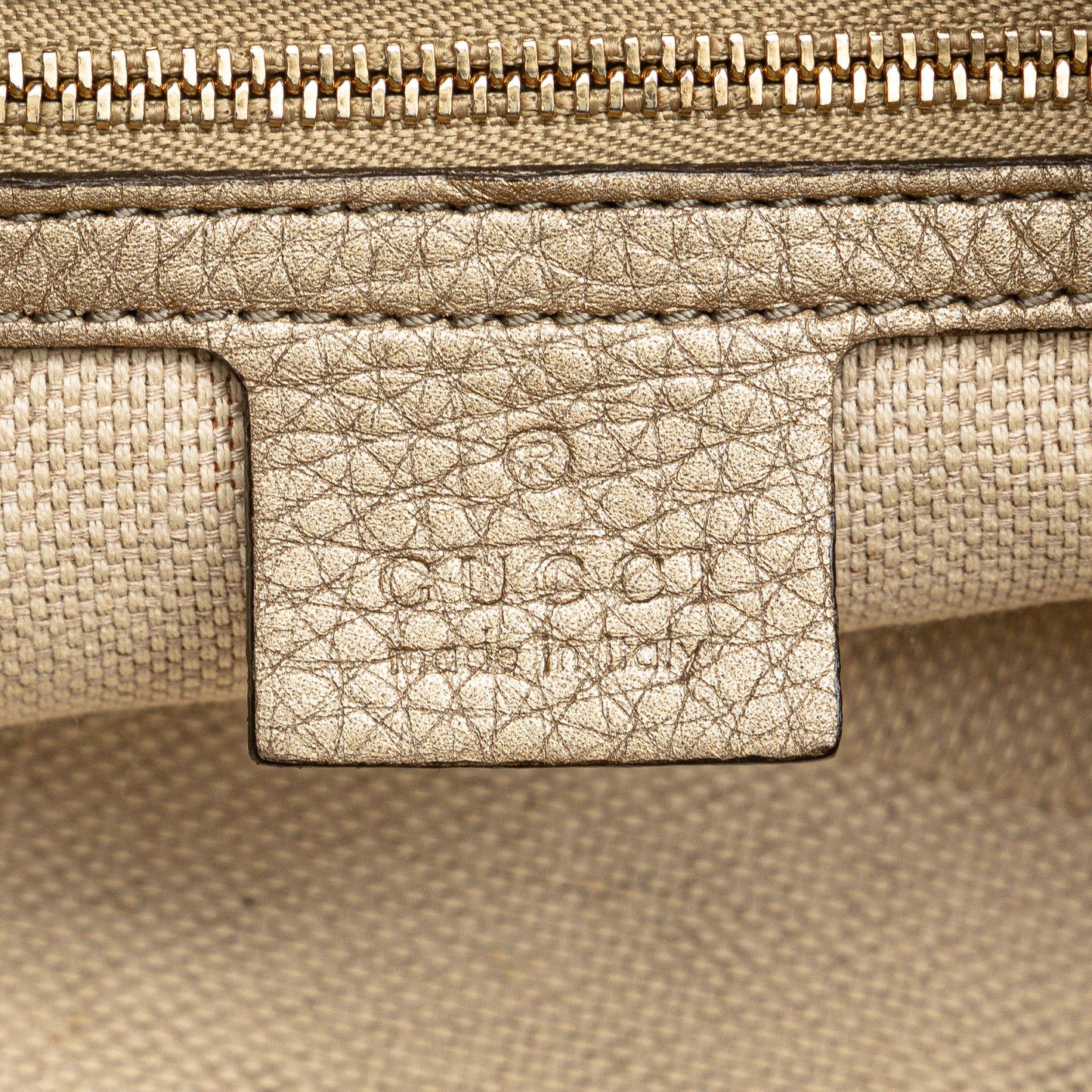 Gucci Leather Soho Chain Zip Shoulder Bag (SHG-Ej5ErC)
