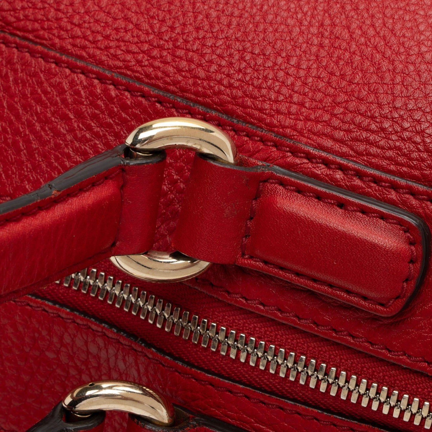 Gucci Leather Soho Medium Boston Bag (SHF-Xicyed)