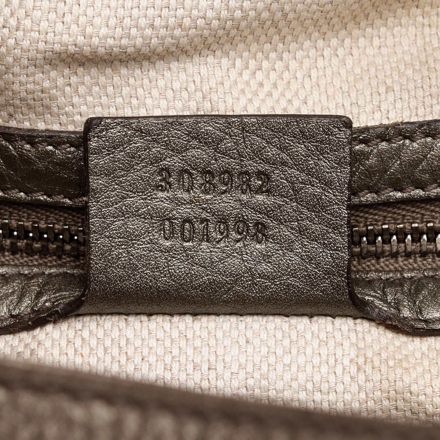 Gucci Metallic Leather Soho Medium Shoulder Bag