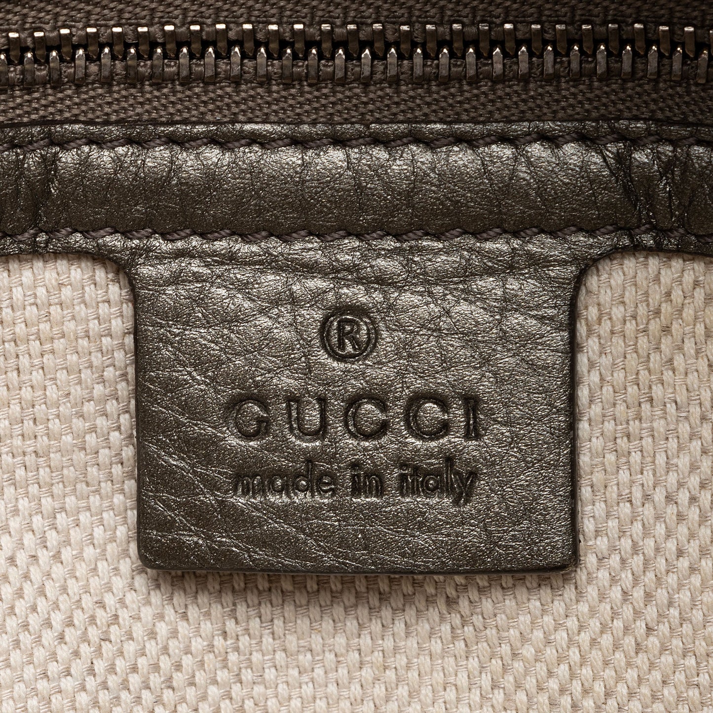 Gucci Metallic Leather Soho Medium Shoulder Bag