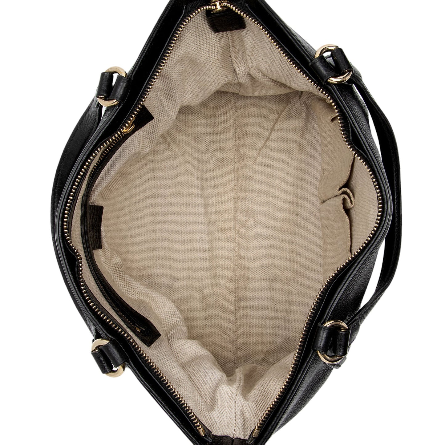 Gucci Leather Soho Top Handle (SHF-LCyvXT)