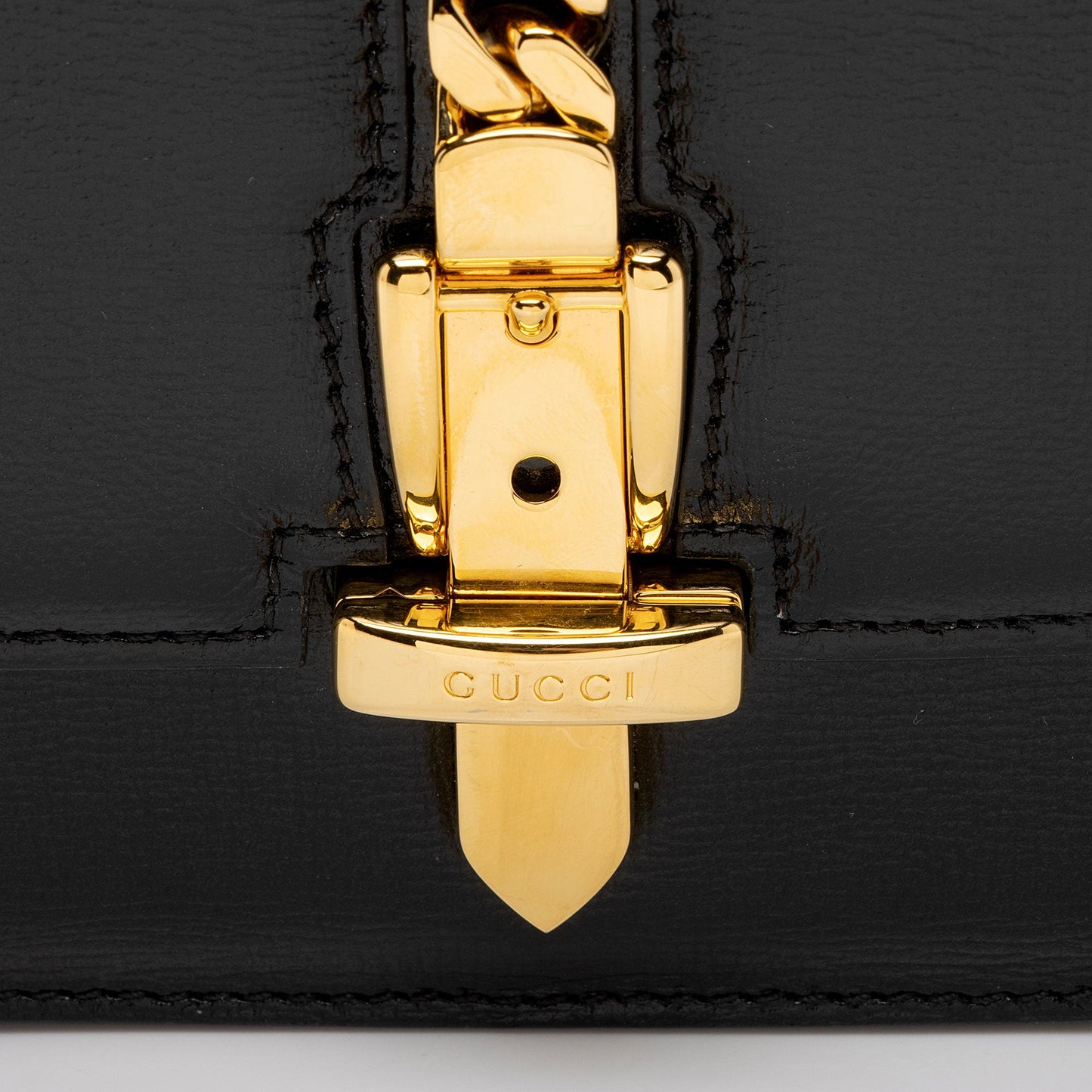 Gucci Leather Sylvie 1969 Small Shoulder Bag (SHF-Dygrqc)