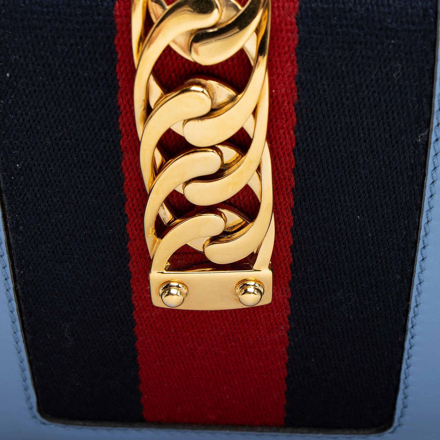 Gucci Leather Sylvie Mini Top Handle