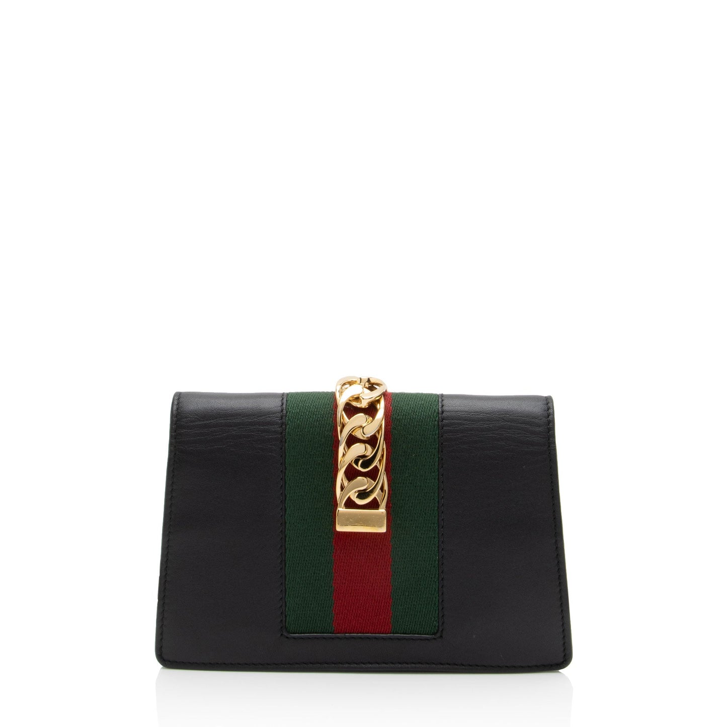Gucci Leather Sylvie Super Mini Bag (SHF-pKo8lR)