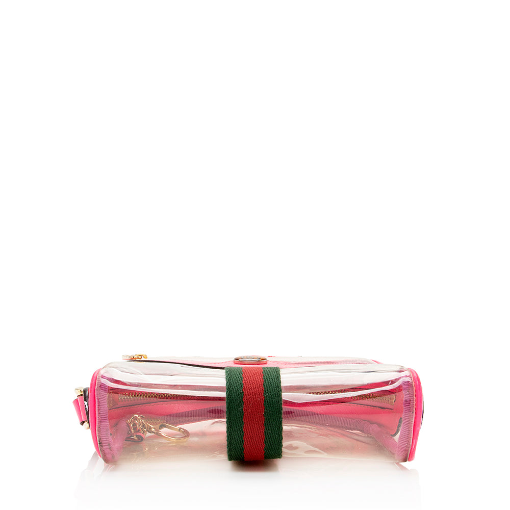 Gucci Leather Transparent Ophidia Mini Shoulder Bag (SHF-20179)