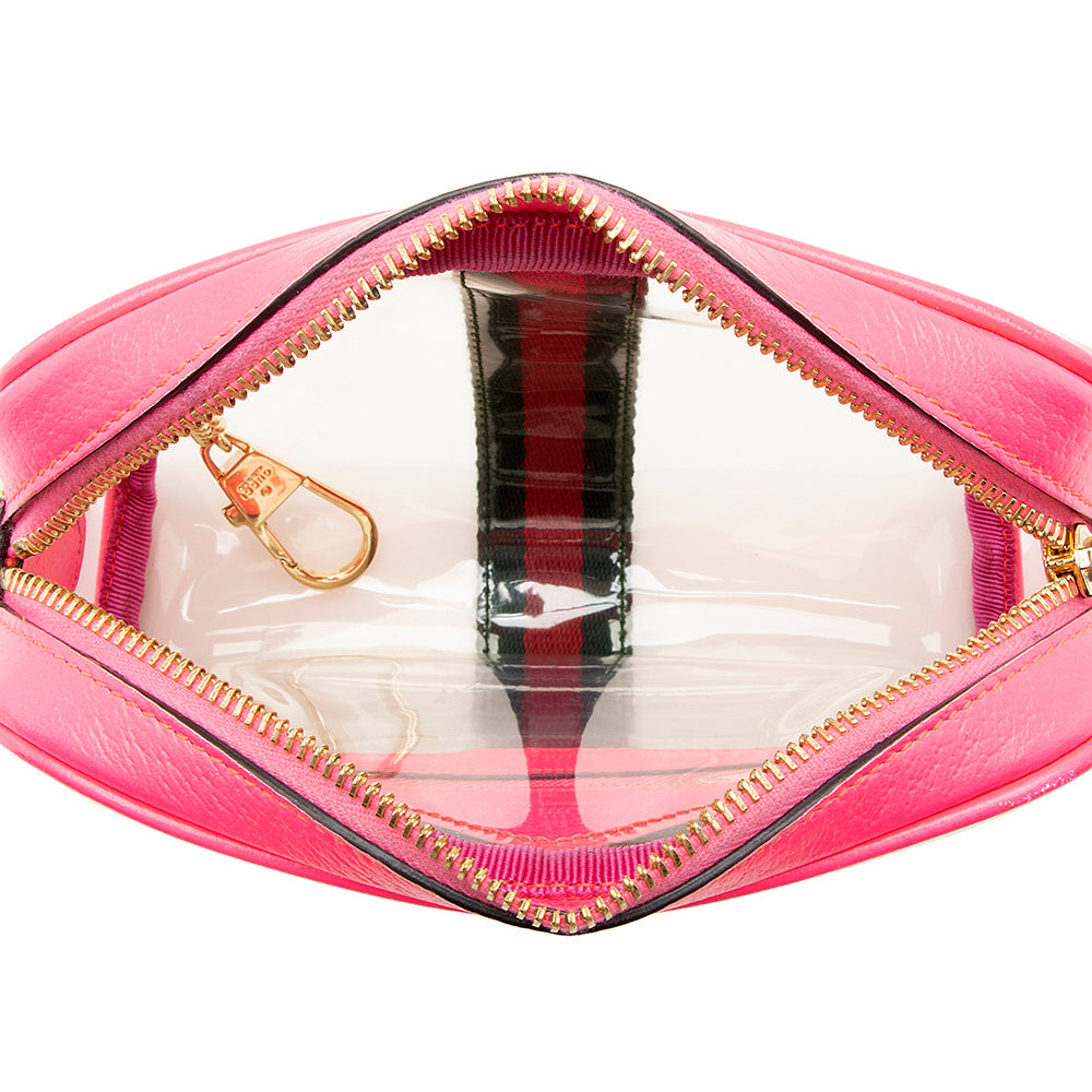 Gucci Leather Transparent Ophidia Mini Shoulder Bag (SHF-20179)