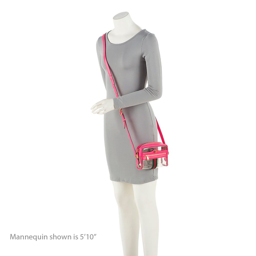 Gucci Leather Transparent Ophidia Mini Shoulder Bag (SHF-20179)
