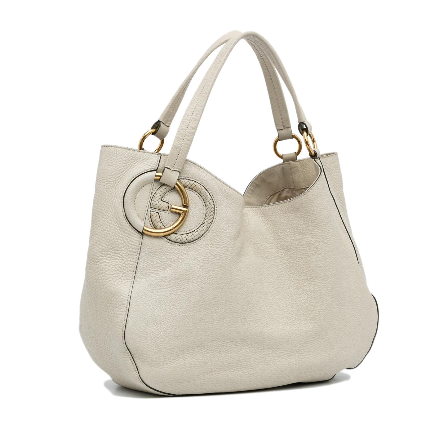 Gucci Leather Twill Tote Bag (SHG-6N7GyM)