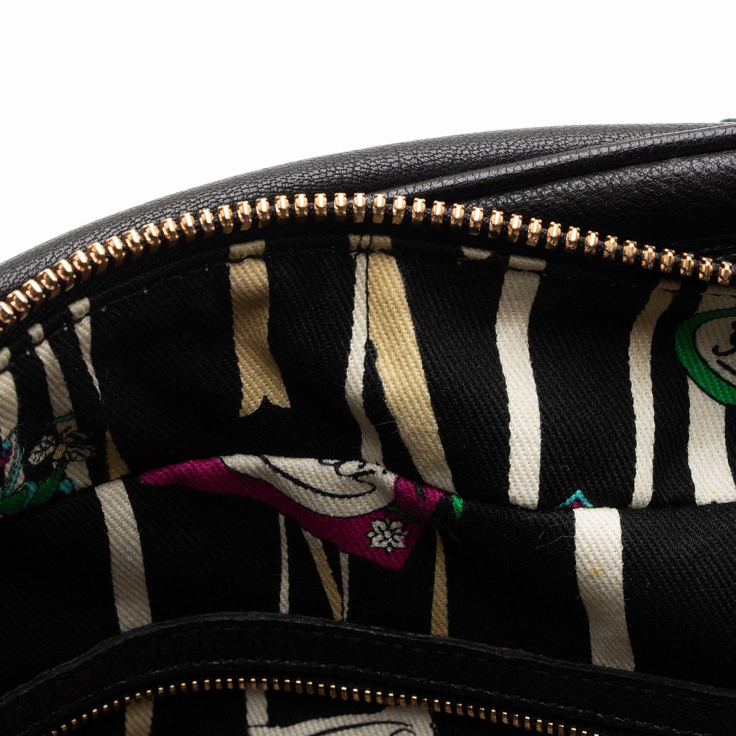 Gucci Leather Bamboo Horsebit Wave Satchel (SHF-Ka9DSr)
