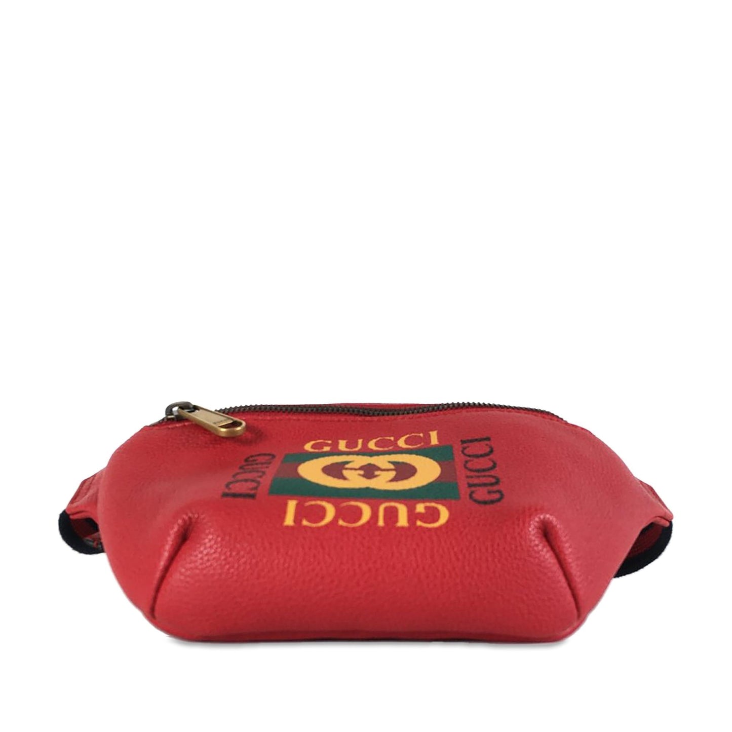 Gucci Logo Leather Belt Bag (SHG-6CRbrH)