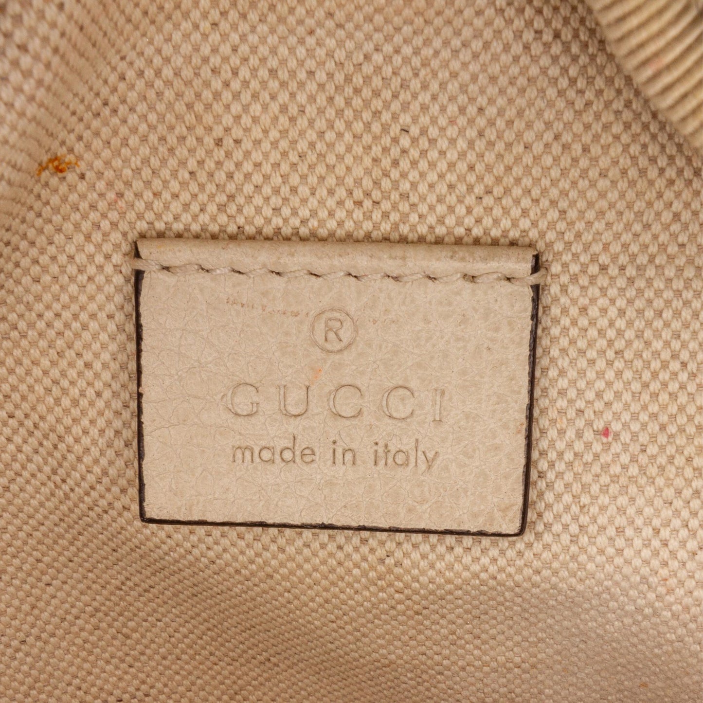 Gucci Logo Leather Belt Bag