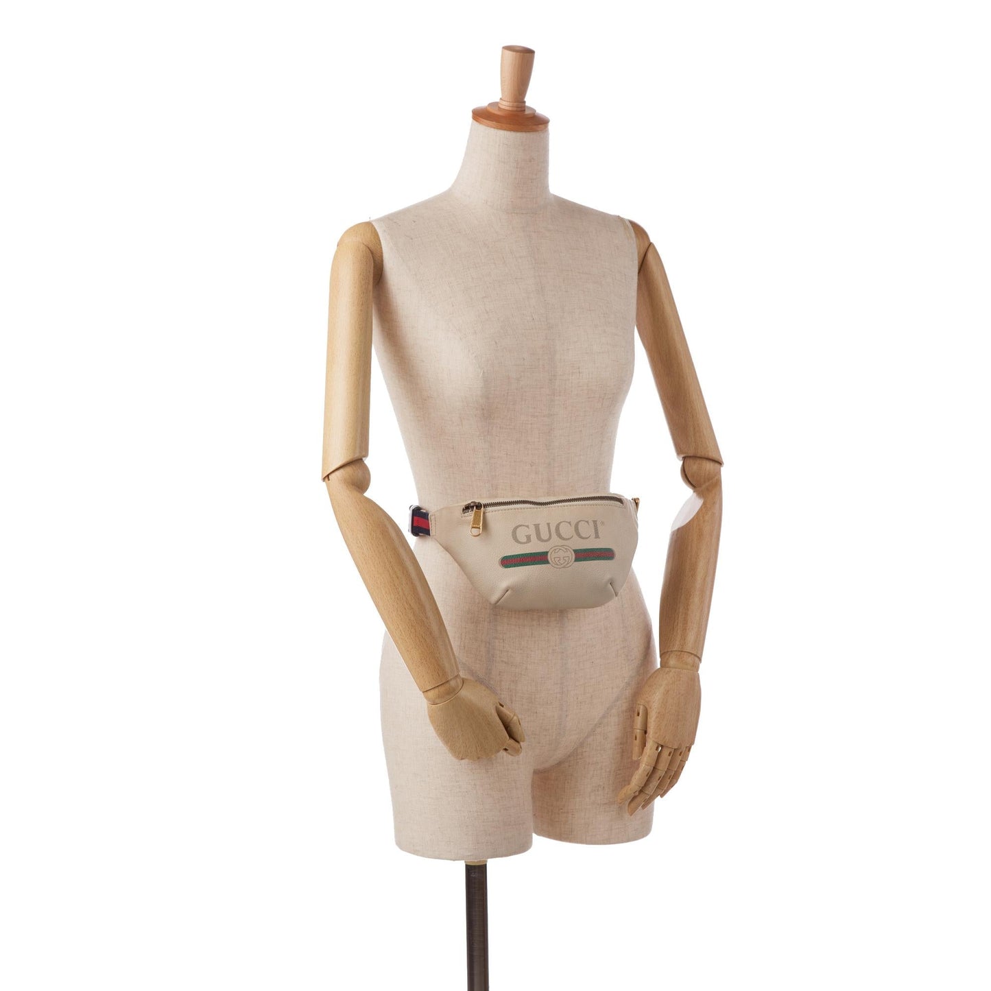 Gucci Logo Leather Belt Bag