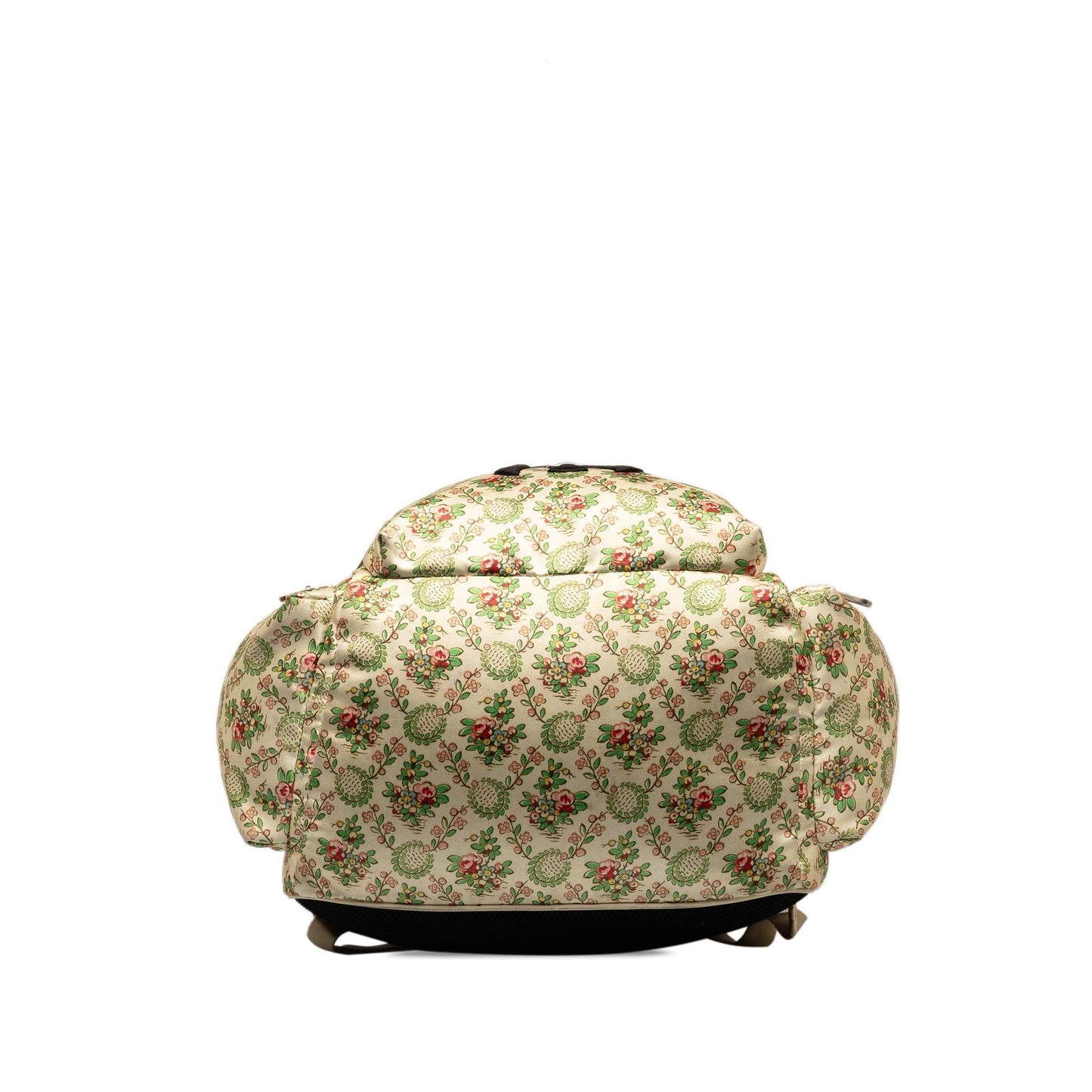 Gucci MLB Floral Satin NY Yankees Patch Backpack (SHG-chovBl)