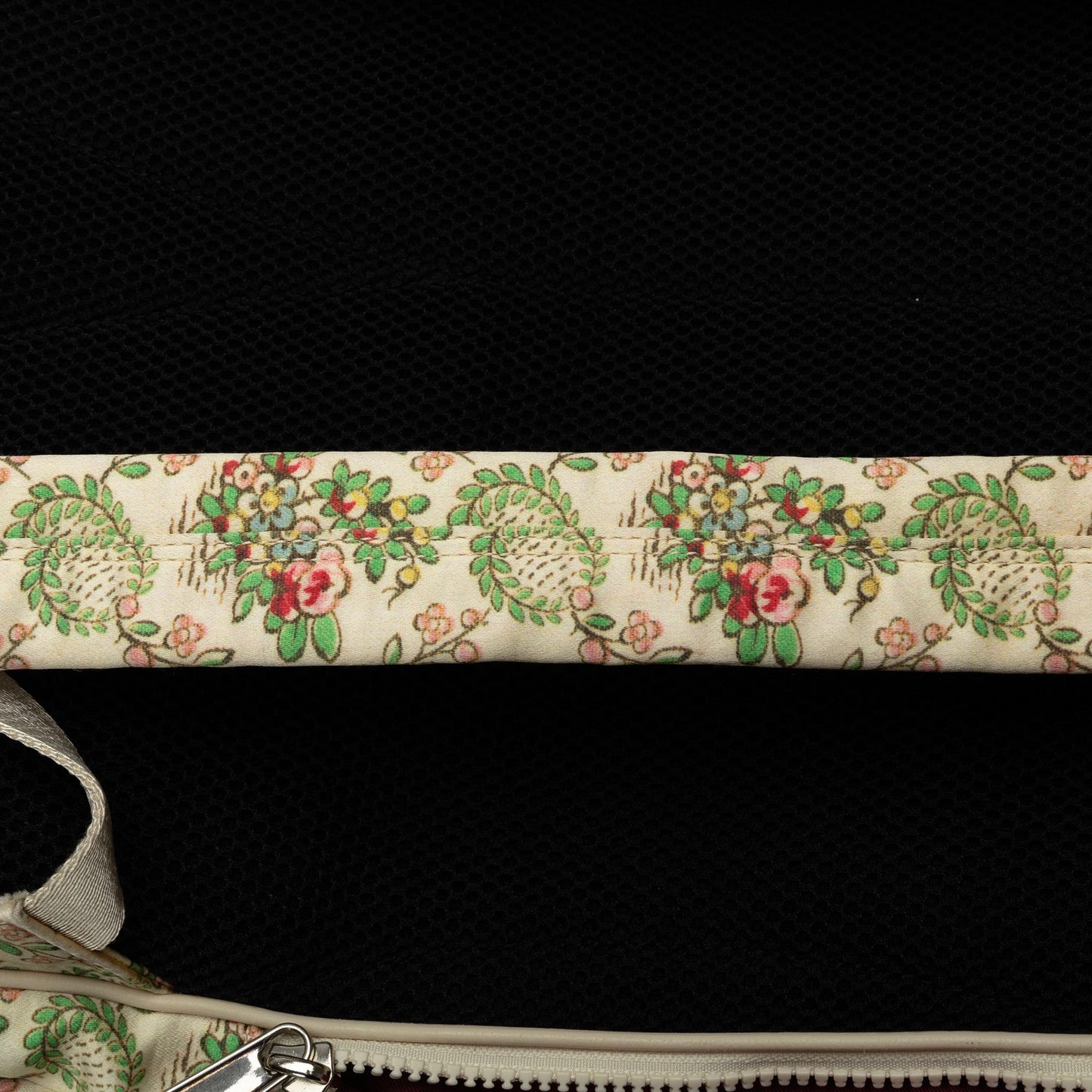 Gucci MLB Floral Satin NY Yankees Patch Backpack (SHG-chovBl)