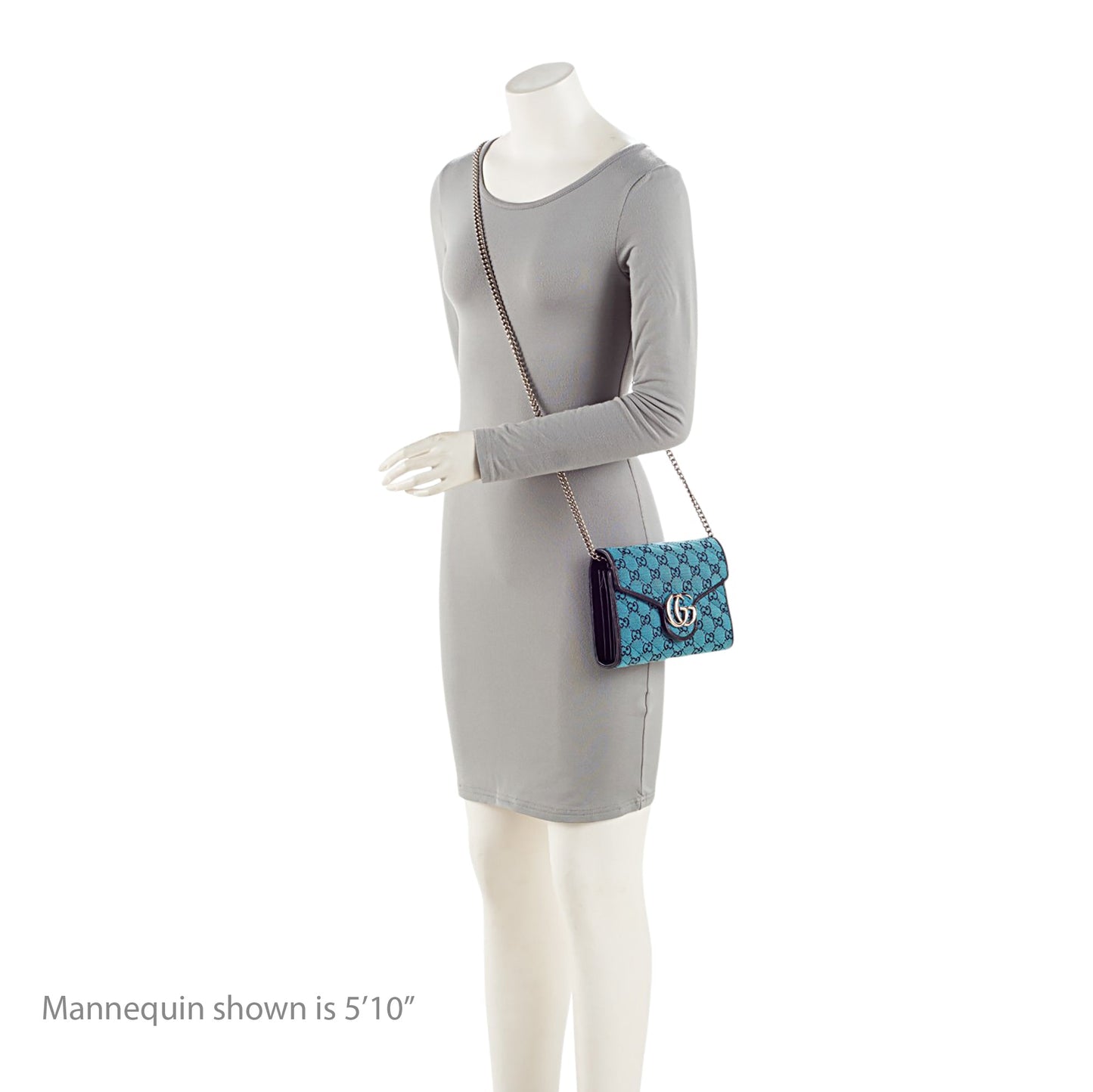 Gucci Matelasse GG Canvas GG Marmont Mini Chain Bag