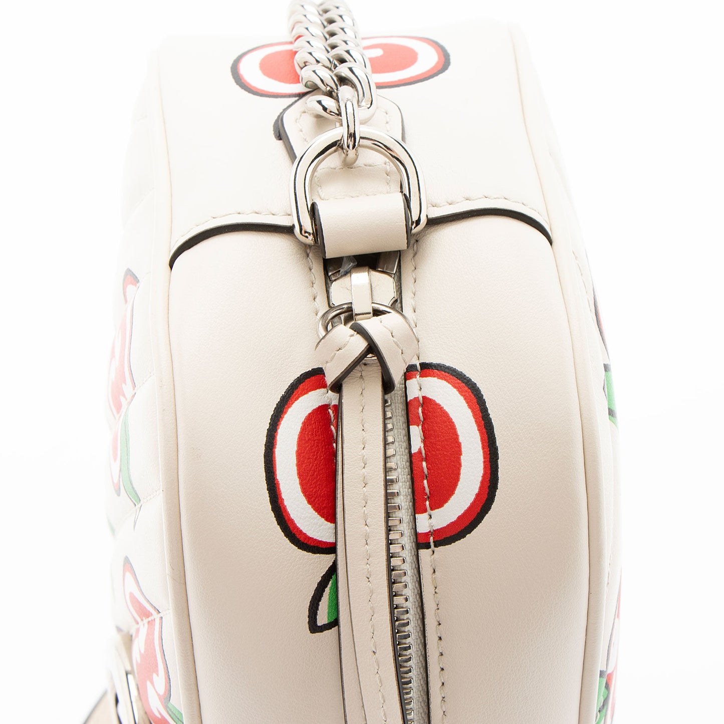 Gucci Matelasse Leather Apple GG Marmont Small Shoulder Bag