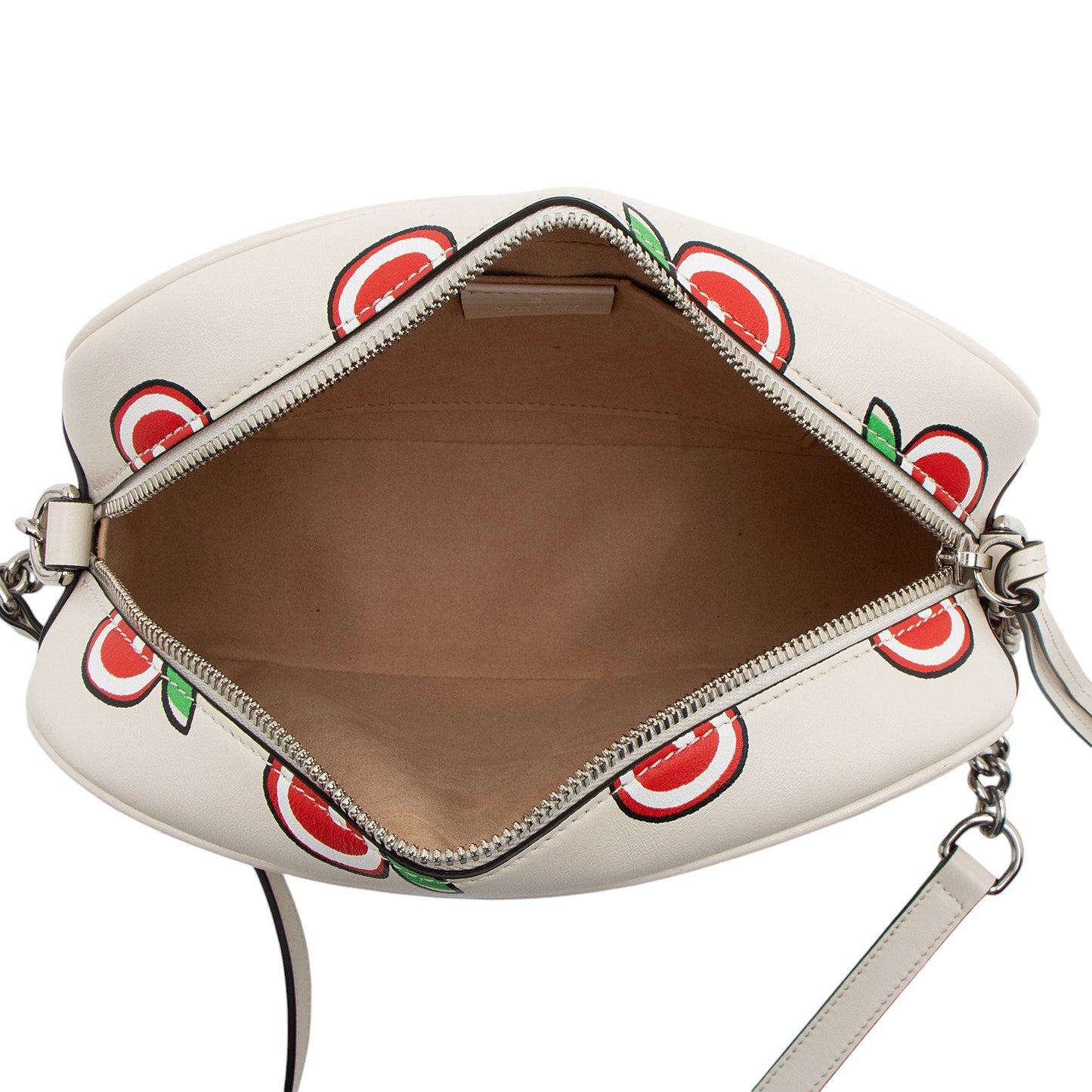 Gucci Matelasse Leather Apple GG Marmont Small Shoulder Bag