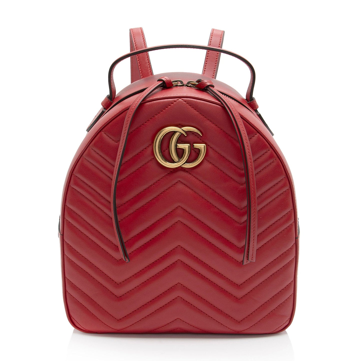 Gucci Matelasse Leather GG Marmont Backpack (SHF-dnTU2B)