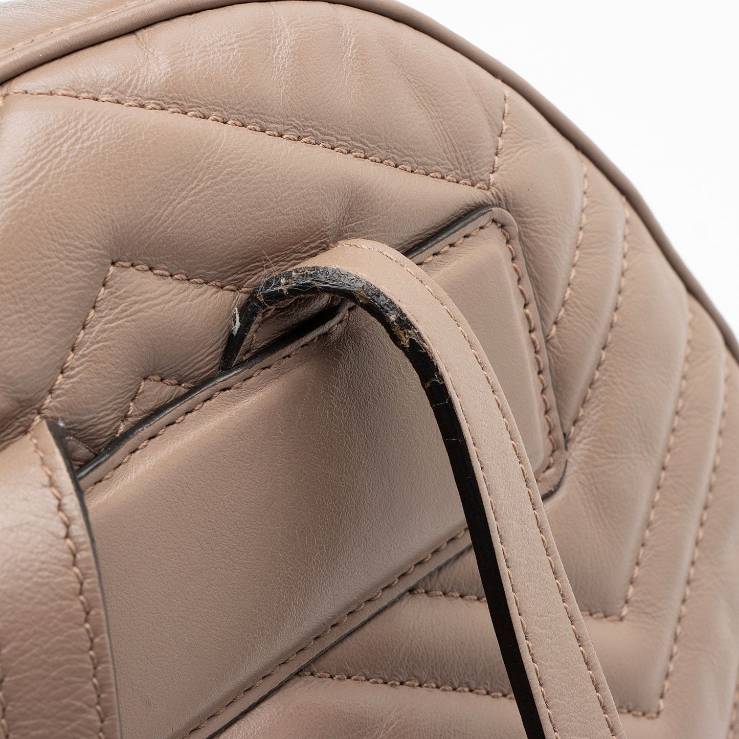 Gucci Matelasse Leather GG Marmont Backpack