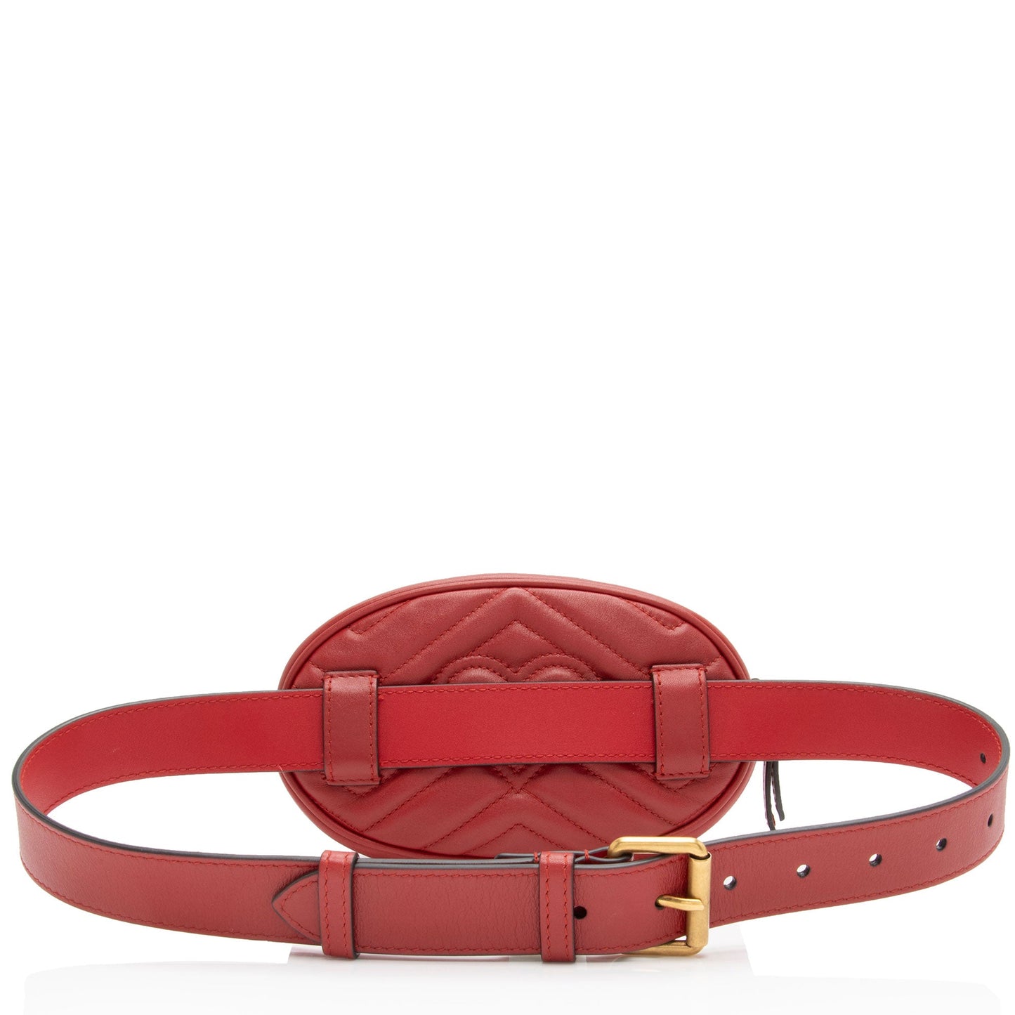 Gucci Matelasse Leather GG Marmont Belt Bag - Size 30 / 75 (SHF-y2BQuJ)