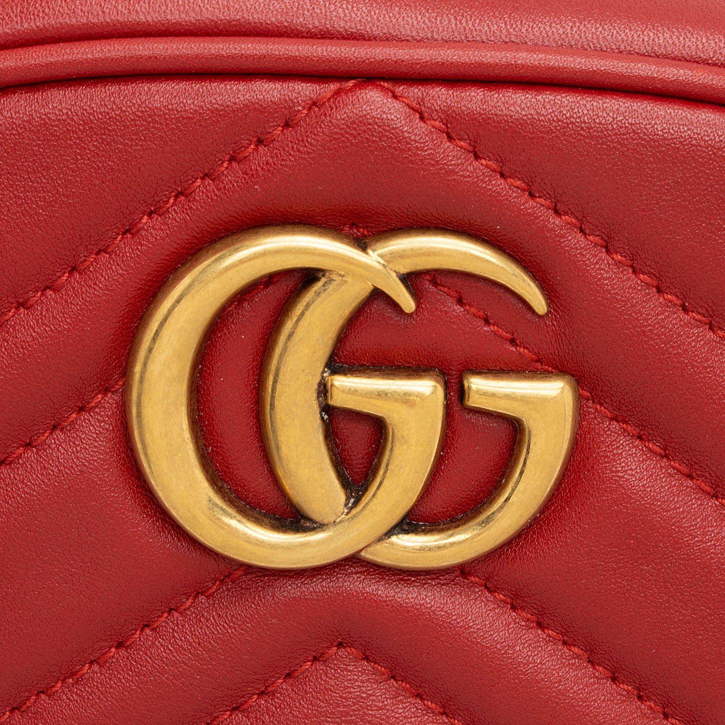 Gucci Matelasse Leather GG Marmont Belt Bag - Size 30 / 75 (SHF-y2BQuJ)