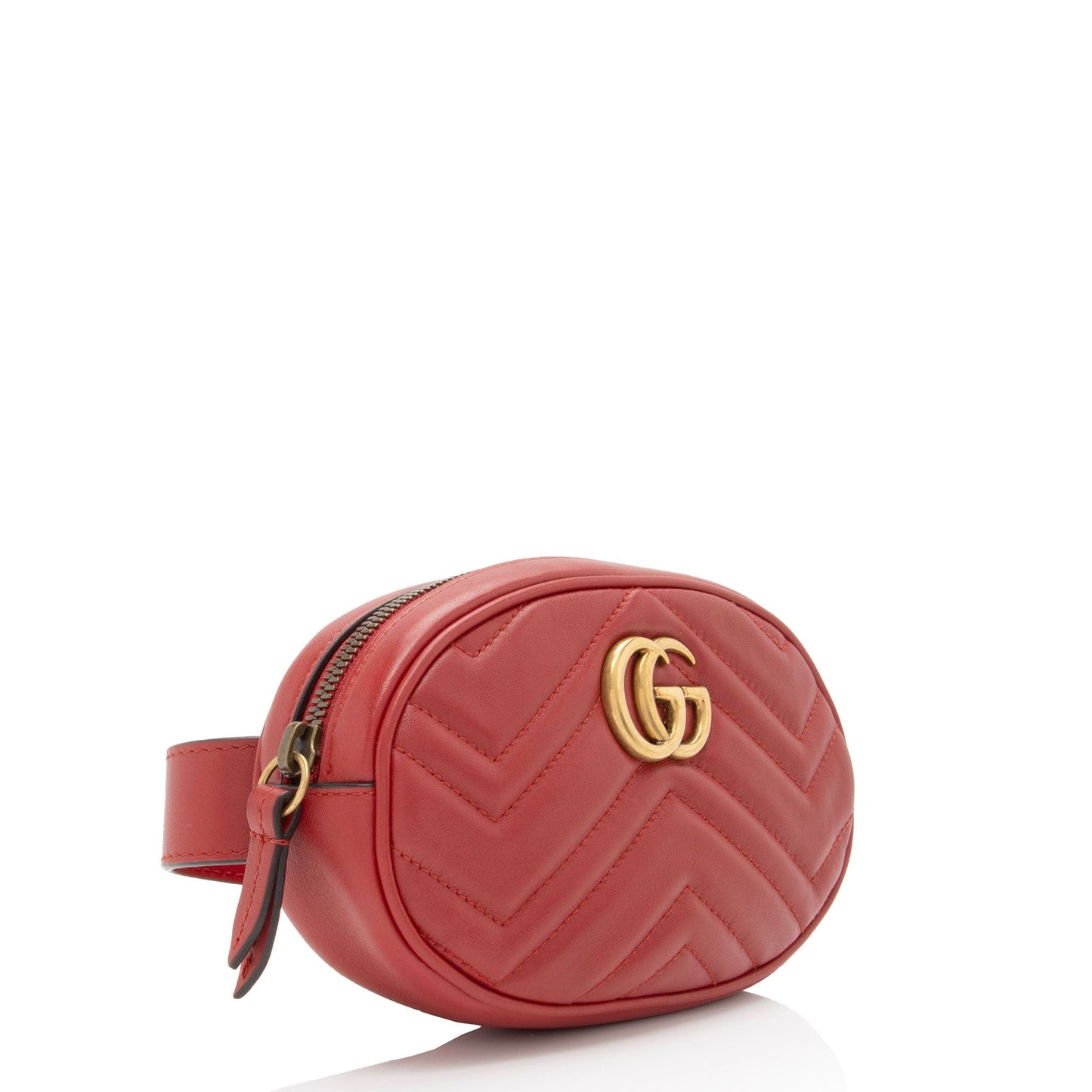 Gucci Matelasse Leather GG Marmont Belt Bag - Size 30 / 75 (SHF-y2BQuJ)