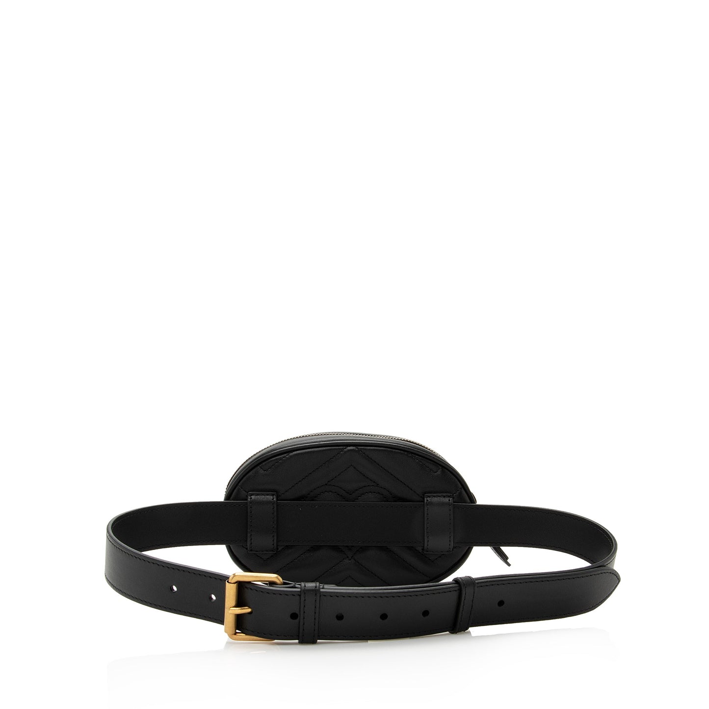 Gucci Matelasse Leather GG Marmont Belt Bag - Size 34 / 85 (SHF-22688)