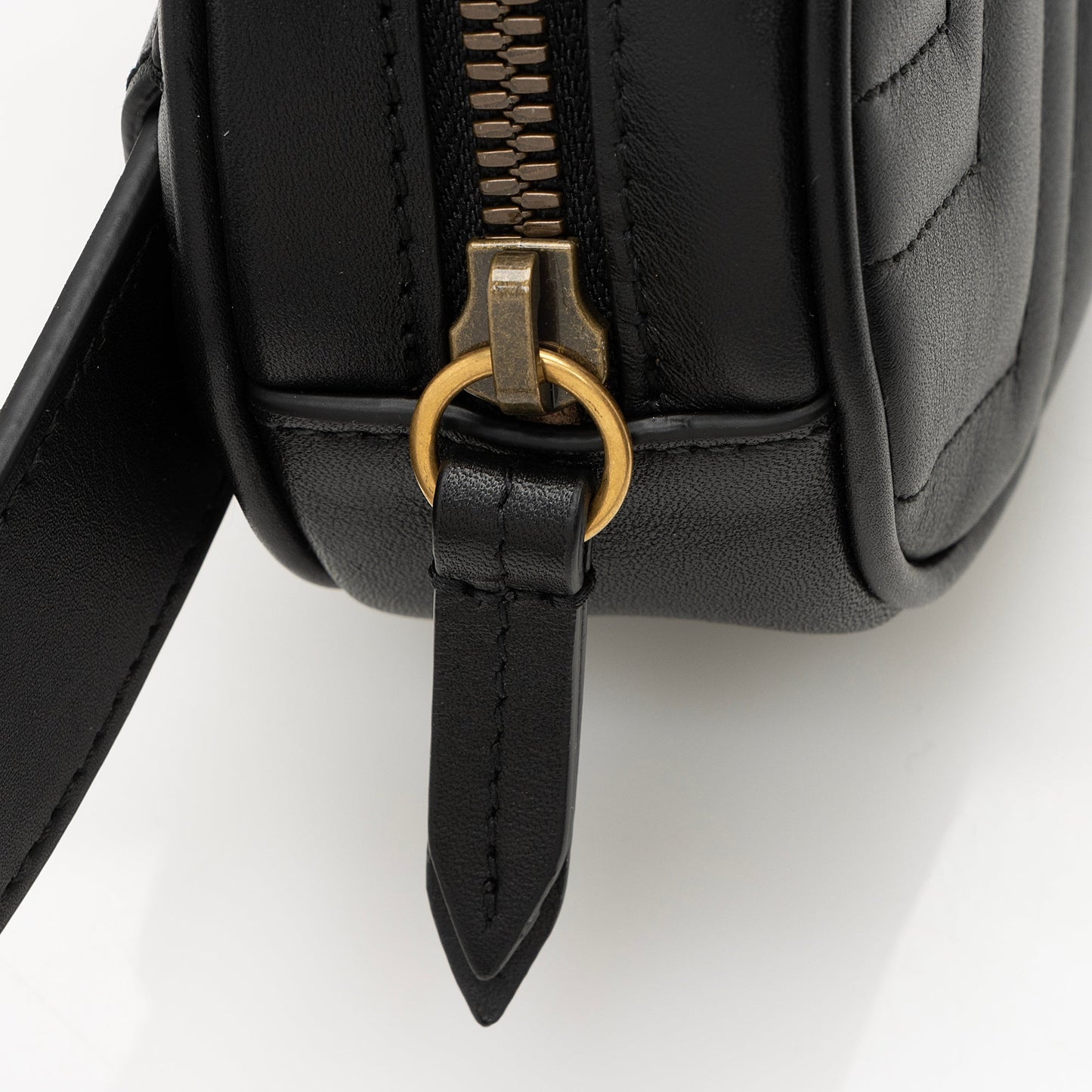 Gucci Matelasse Leather GG Marmont Belt Bag - Size 34 / 85 (SHF-22688)
