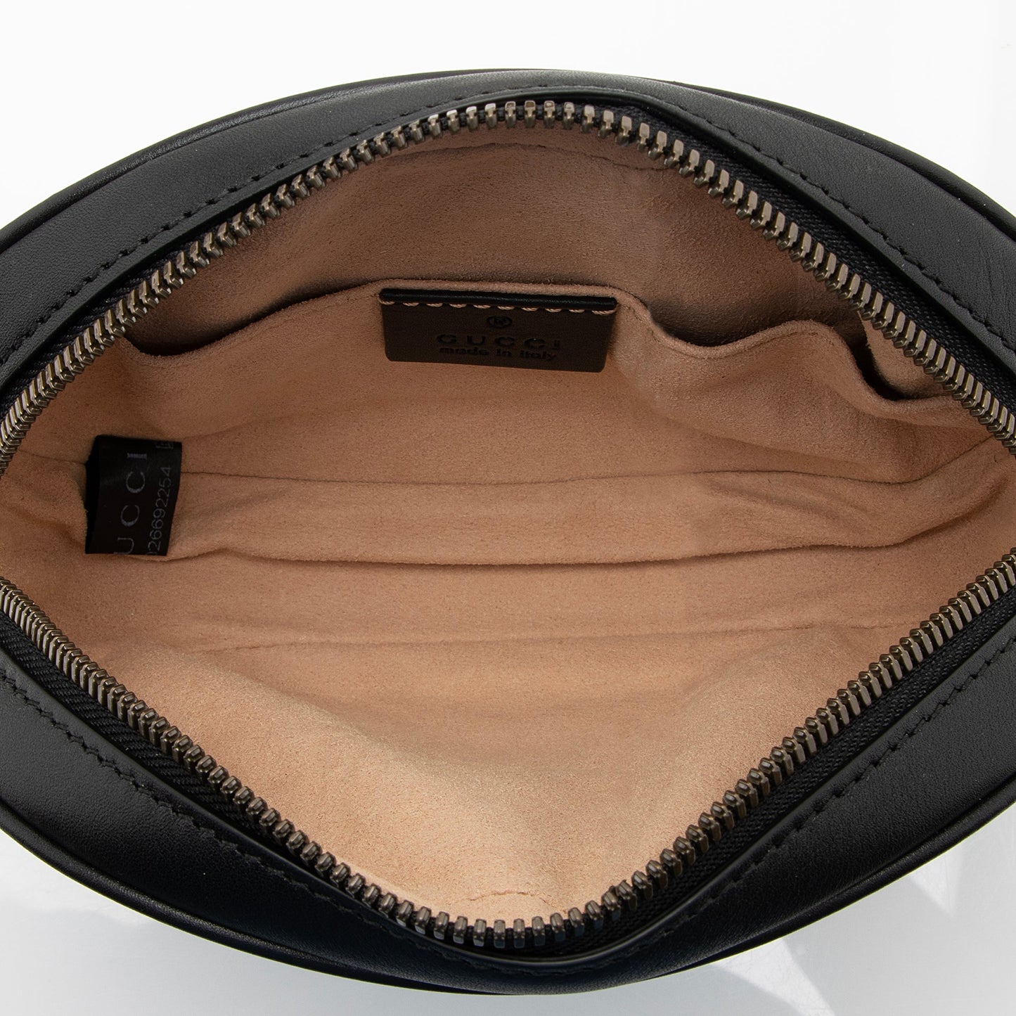 Gucci Matelasse Leather GG Marmont Belt Bag - Size 34 / 85 (SHF-22688)