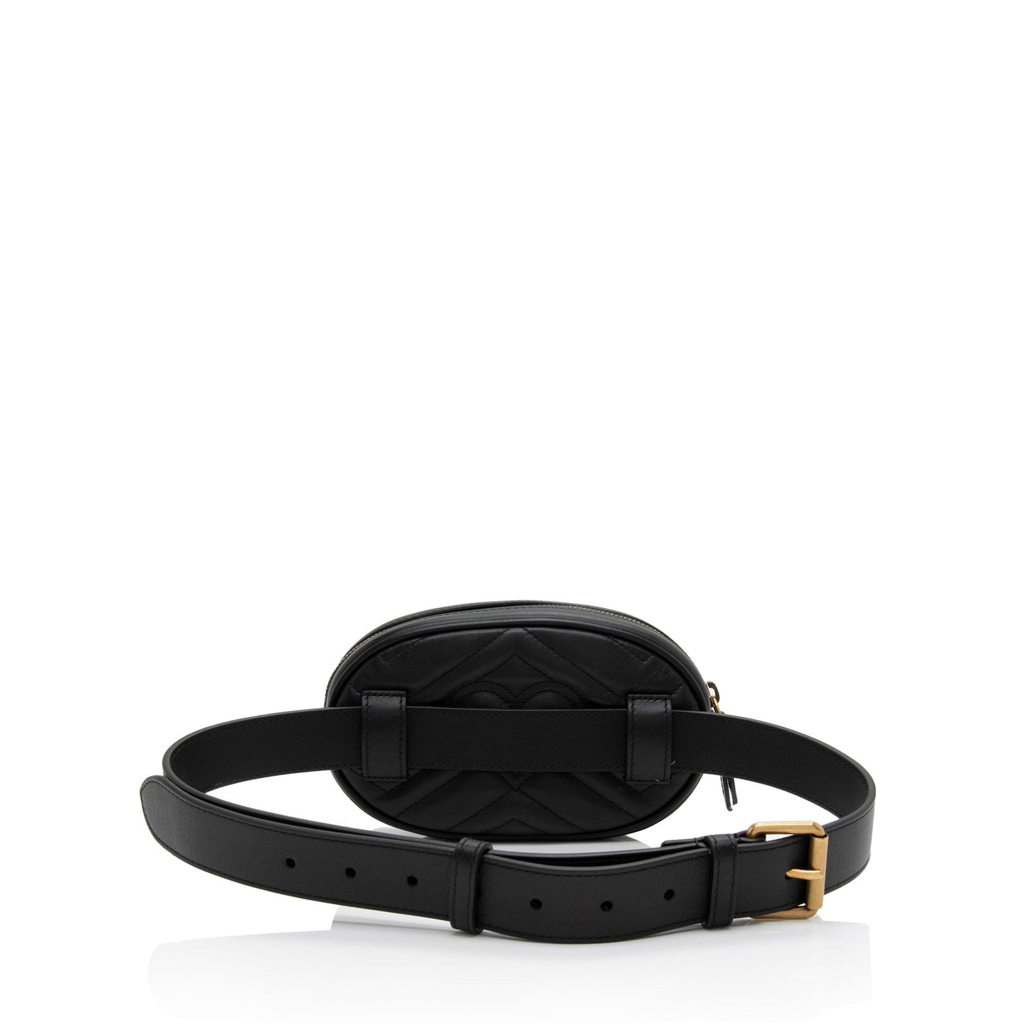 Gucci Matelasse Leather GG Marmont Belt Bag - Size 34 / 85 (SHF-to1IUr)