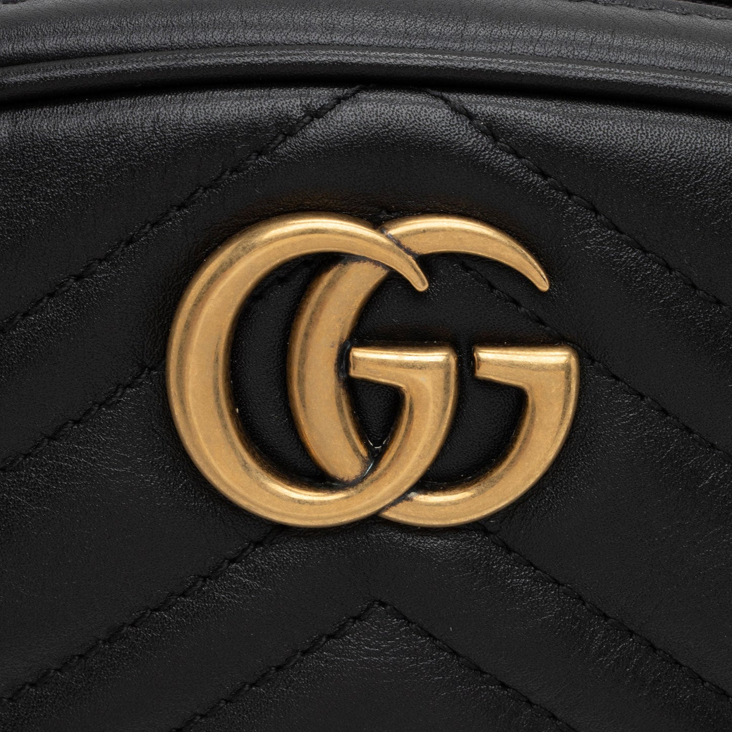 Gucci Matelasse Leather GG Marmont Belt Bag - Size 34 / 85 (SHF-to1IUr)