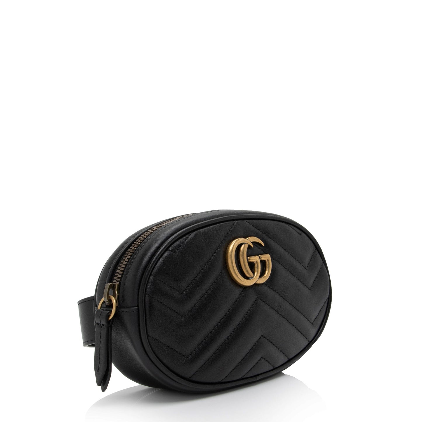 Gucci Matelasse Leather GG Marmont Belt Bag - Size 34 / 85 (SHF-to1IUr)