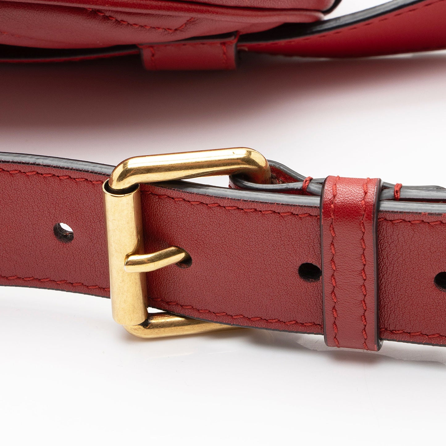 Gucci Matelasse Leather GG Marmont Belt Bag - Size 34 / 85 (SHF-6ayuWu)