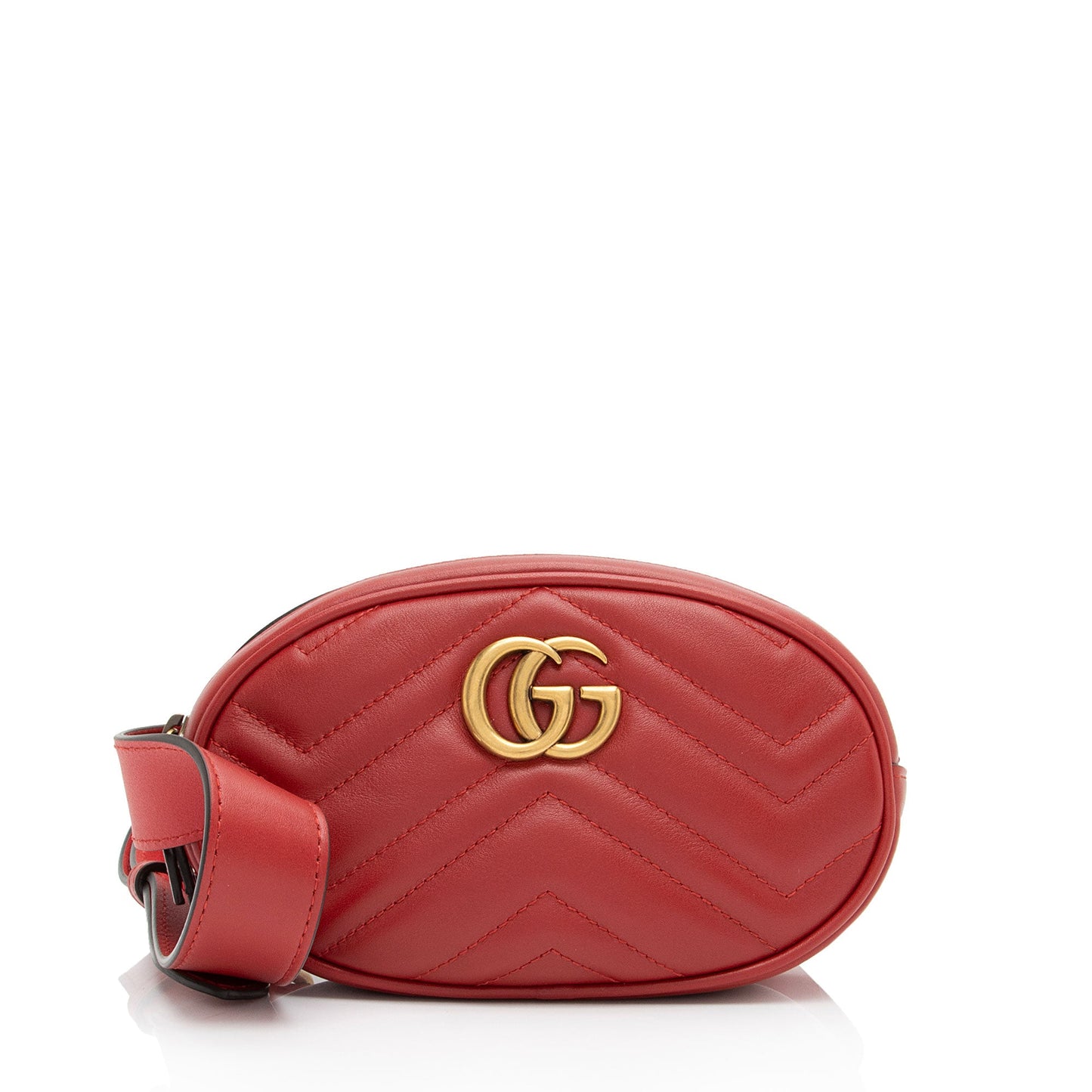Gucci Matelasse Leather GG Marmont Belt Bag - Size 34 / 85 (SHF-xF7VUV)