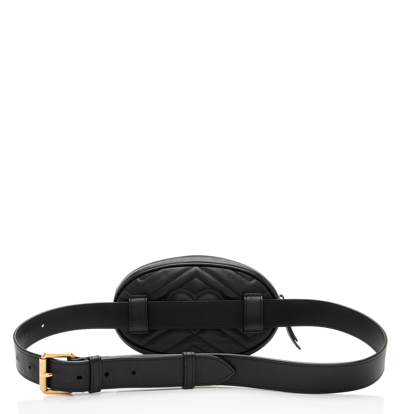 Gucci Matelasse Leather GG Marmont Belt Bag - Size 34 / 85 (SHF-htartv)