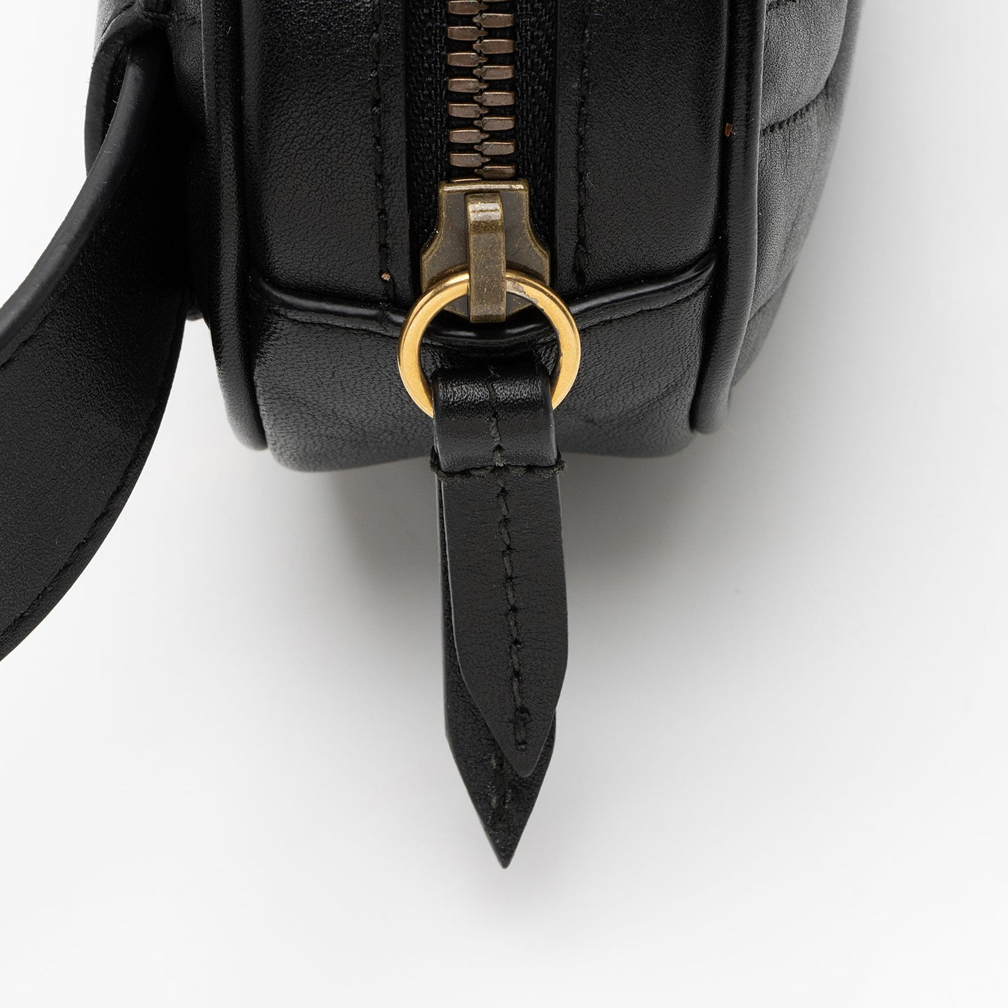 Gucci Matelasse Leather GG Marmont Belt Bag - Size 34 / 85 (SHF-htartv)