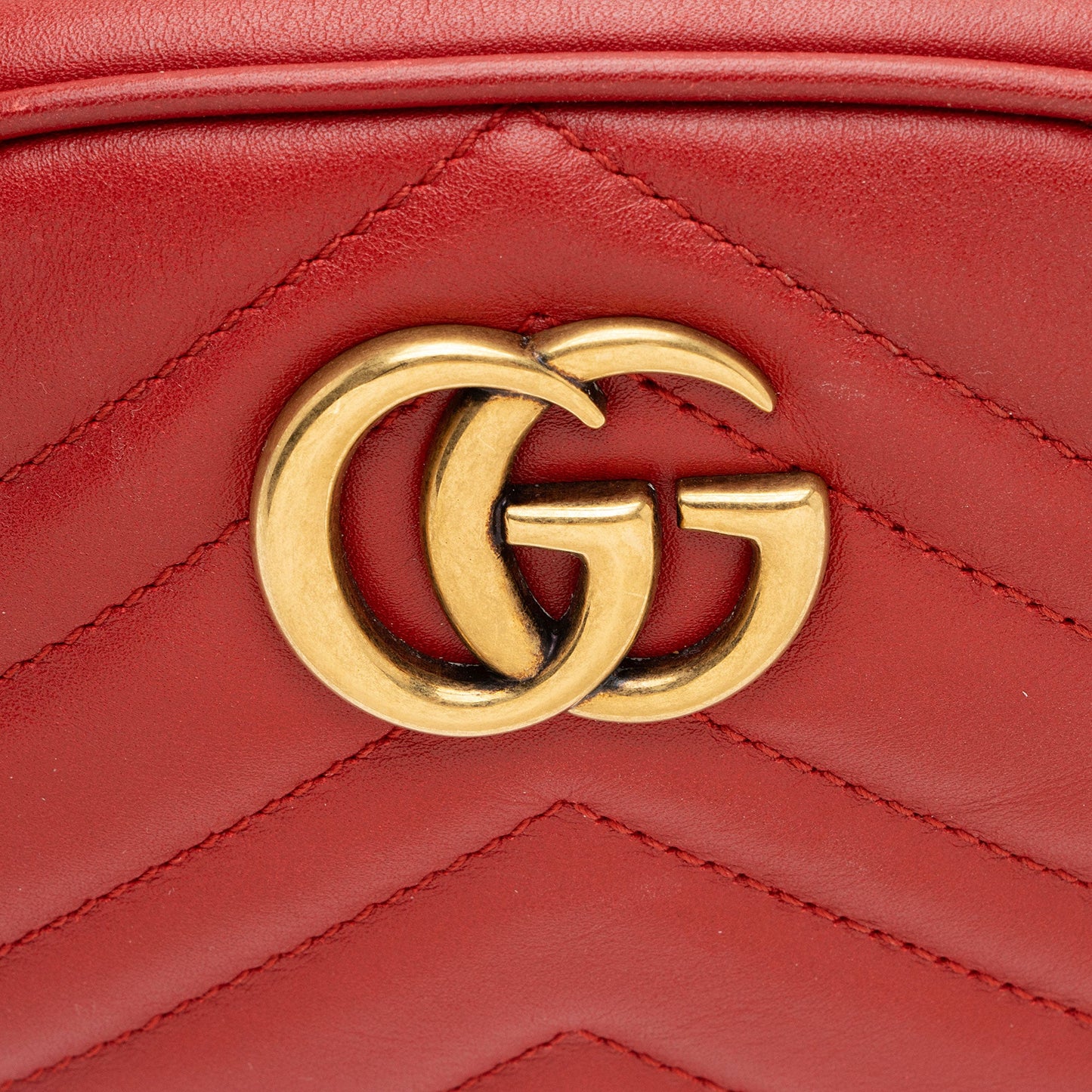 Gucci Matelasse Leather GG Marmont Belt Bag - Size 38 / 95 (SHF-v0s2aR)