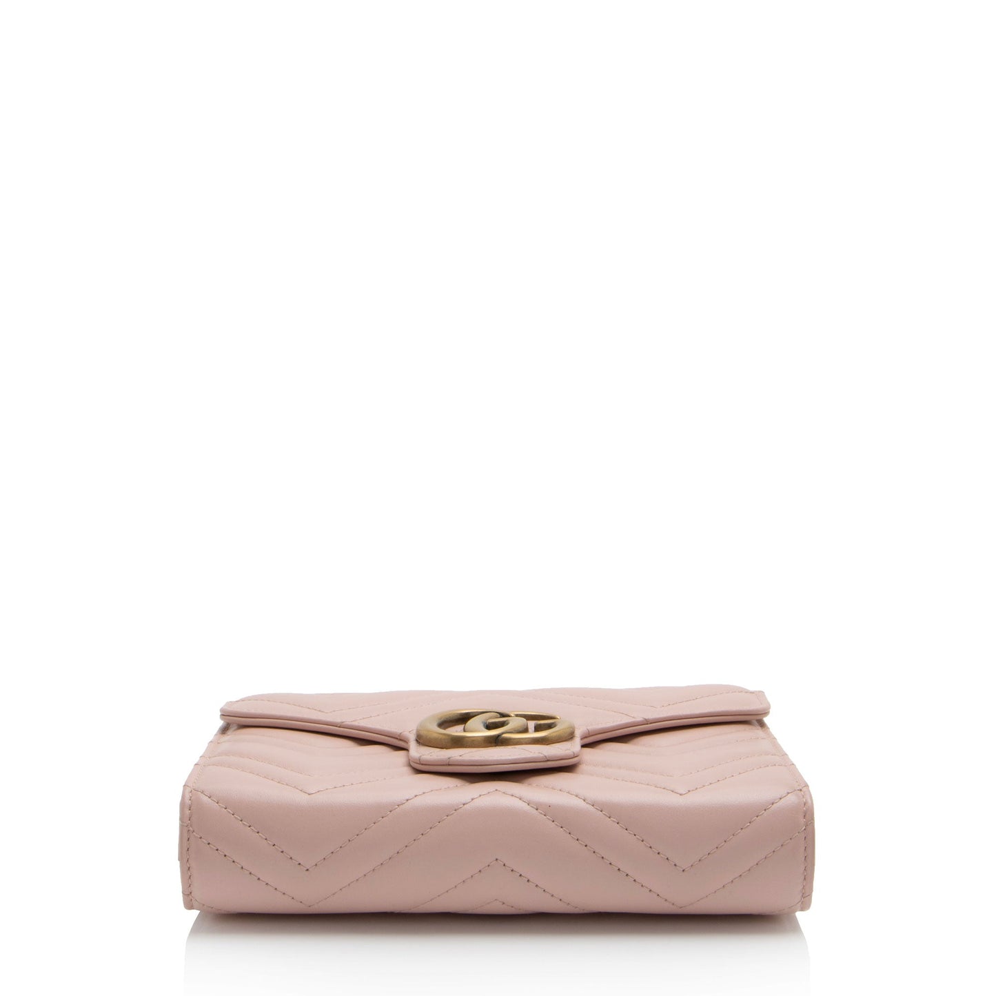 Gucci Matelasse Leather GG Marmont Mini Wallet on Chain