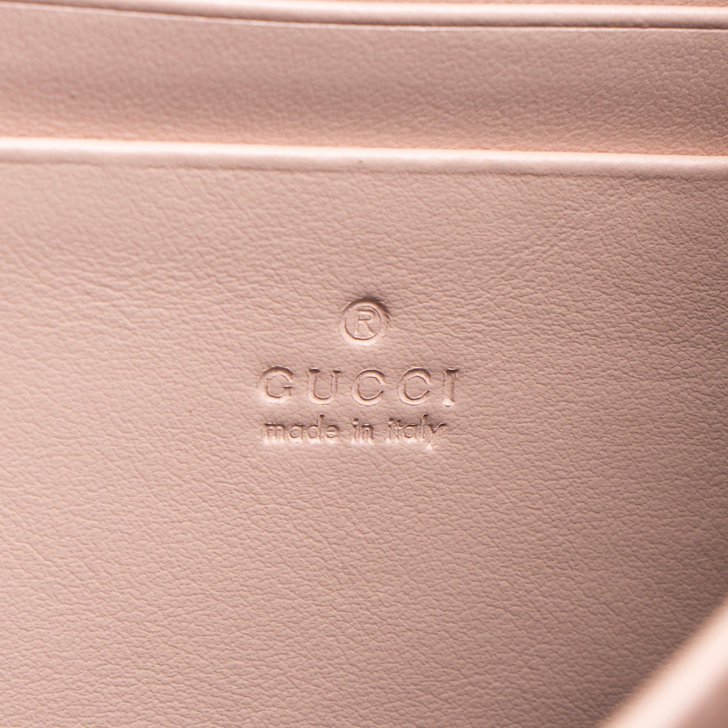 Gucci Matelasse Leather GG Marmont Mini Wallet on Chain