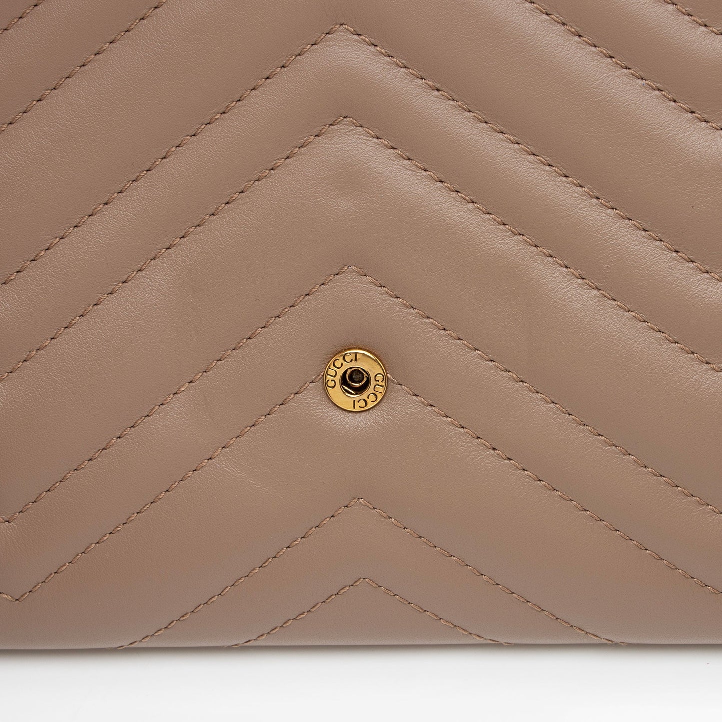 Gucci Matelasse Leather GG Marmont Flap Mini Wallet Bag (SHF-L9tXYx)
