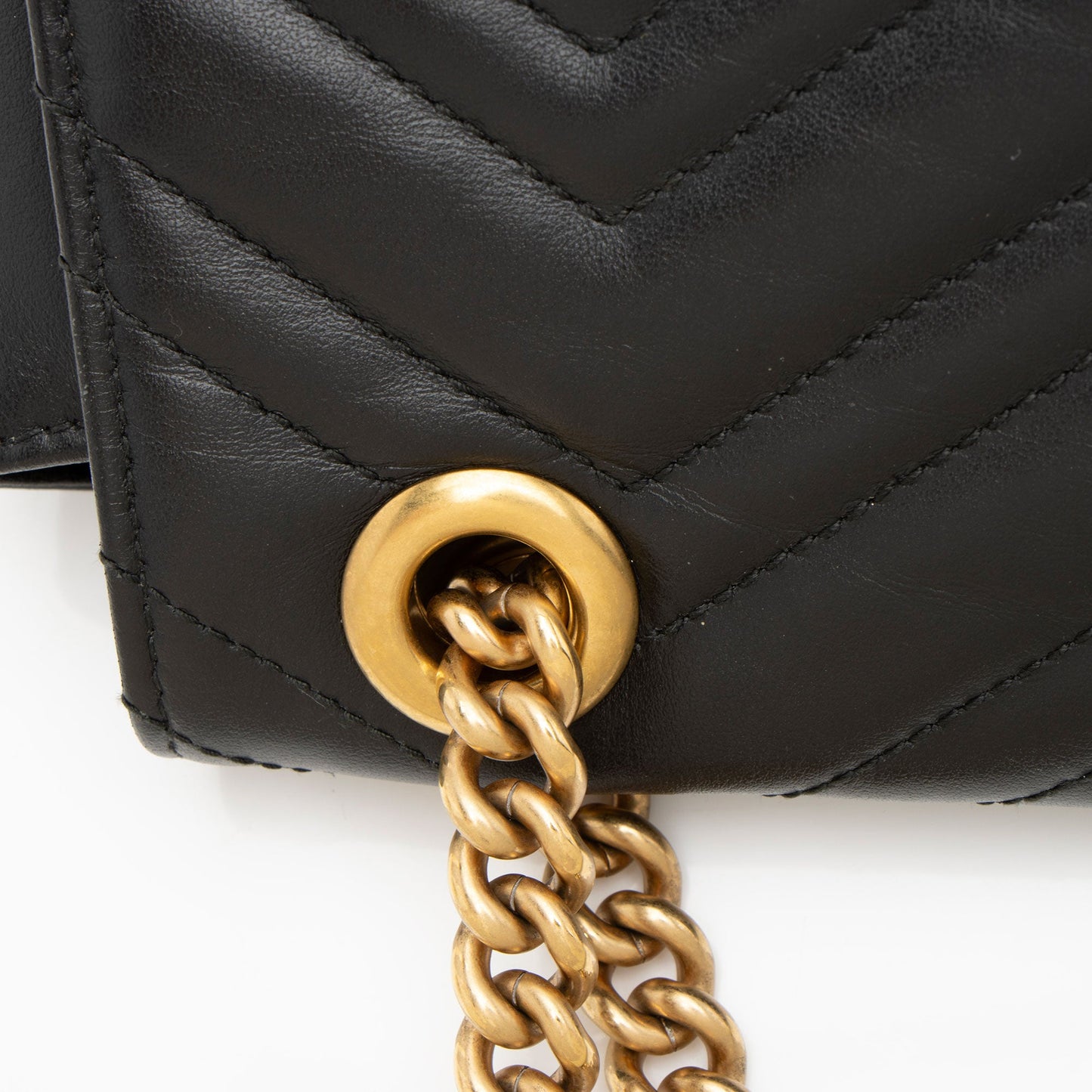 Gucci Matelasse Leather GG Marmont Large Flap Shoulder Bag