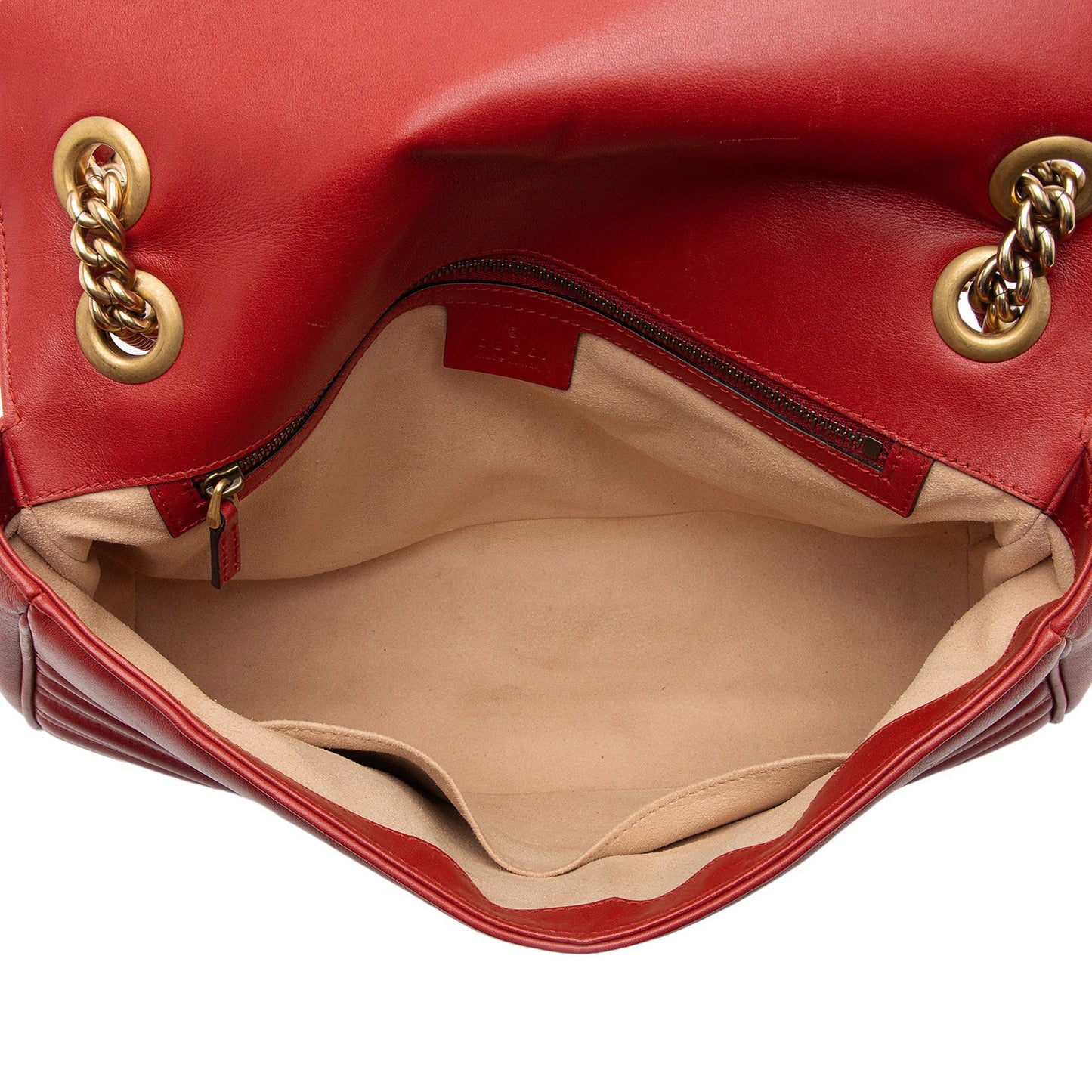 Gucci Matelasse Leather GG Marmont Medium Flap Bag (SHF-nwt9t4)