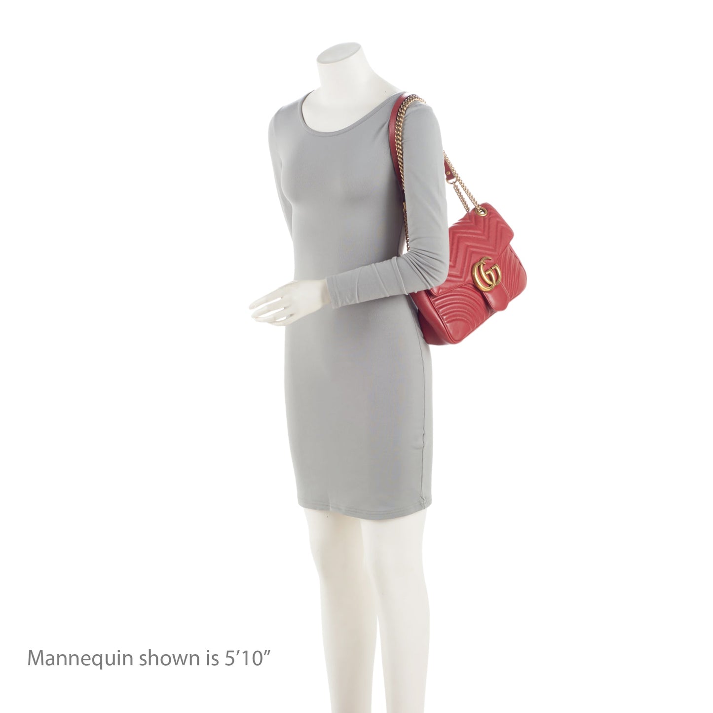 Gucci Matelasse Leather GG Marmont Medium Flap Bag