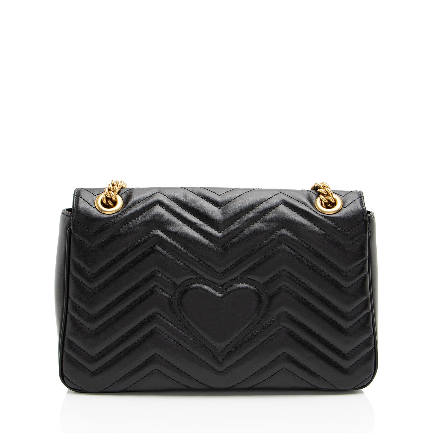Gucci Matelasse Leather GG Marmont Medium Flap Bag (SHF-Xorpjv)