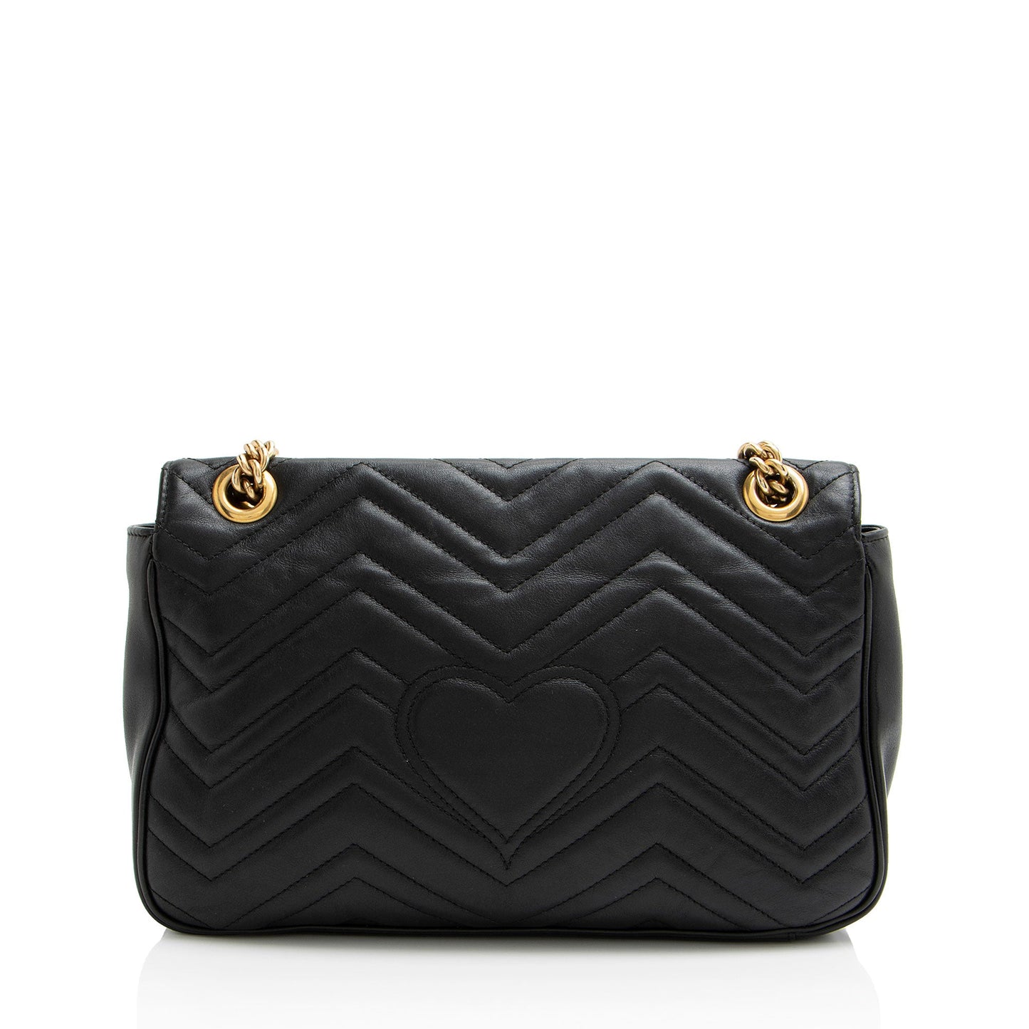 Gucci Matelasse Leather GG Marmont Medium Flap Bag
