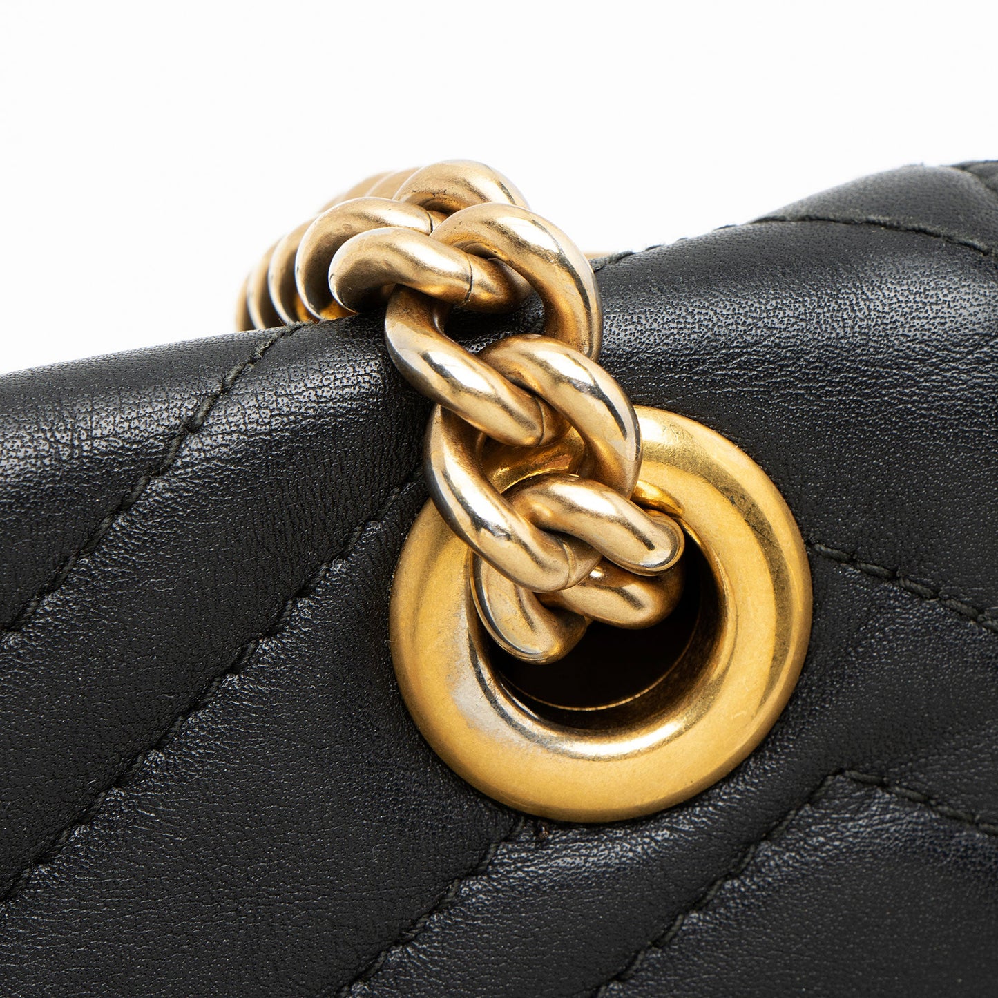 Gucci Matelasse Leather GG Marmont Medium Flap Bag