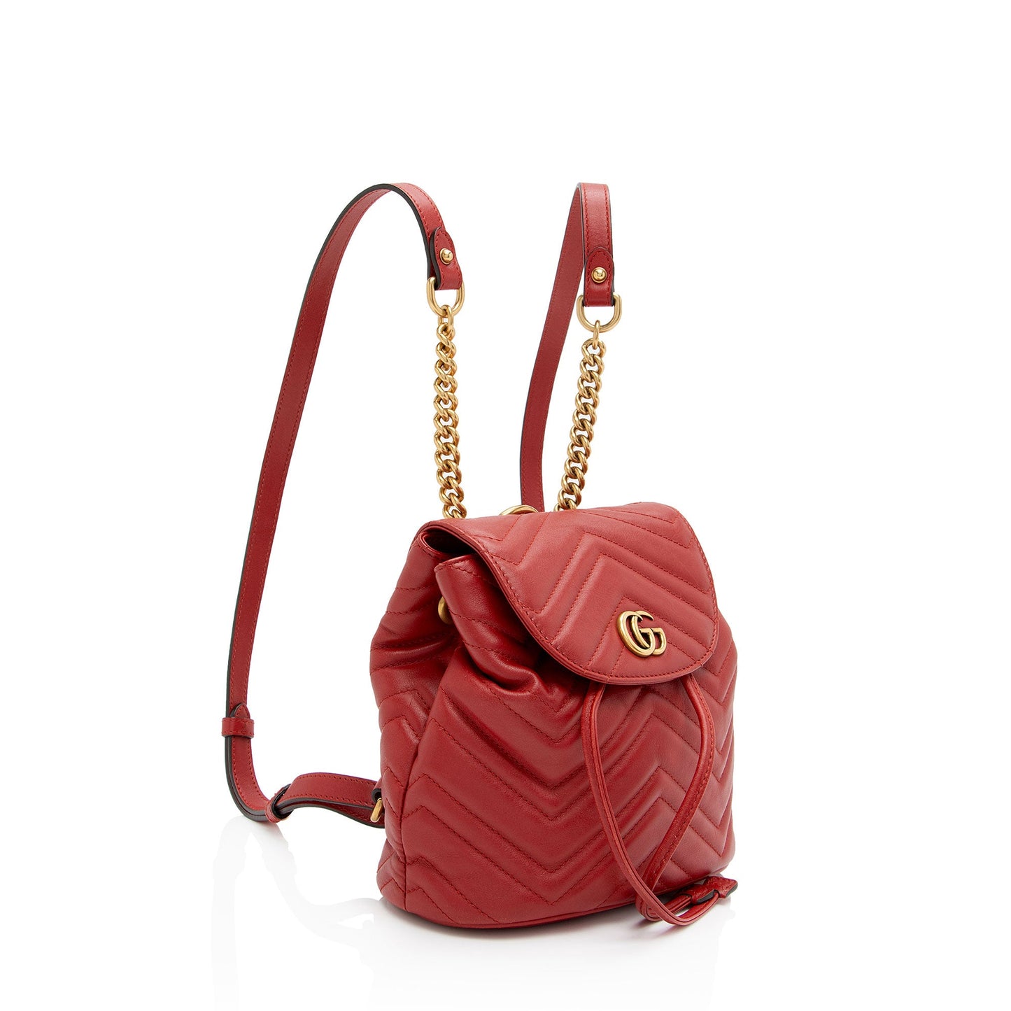 Gucci Matelasse Leather GG Marmont Mini Backpack (SHF-QNu94U)