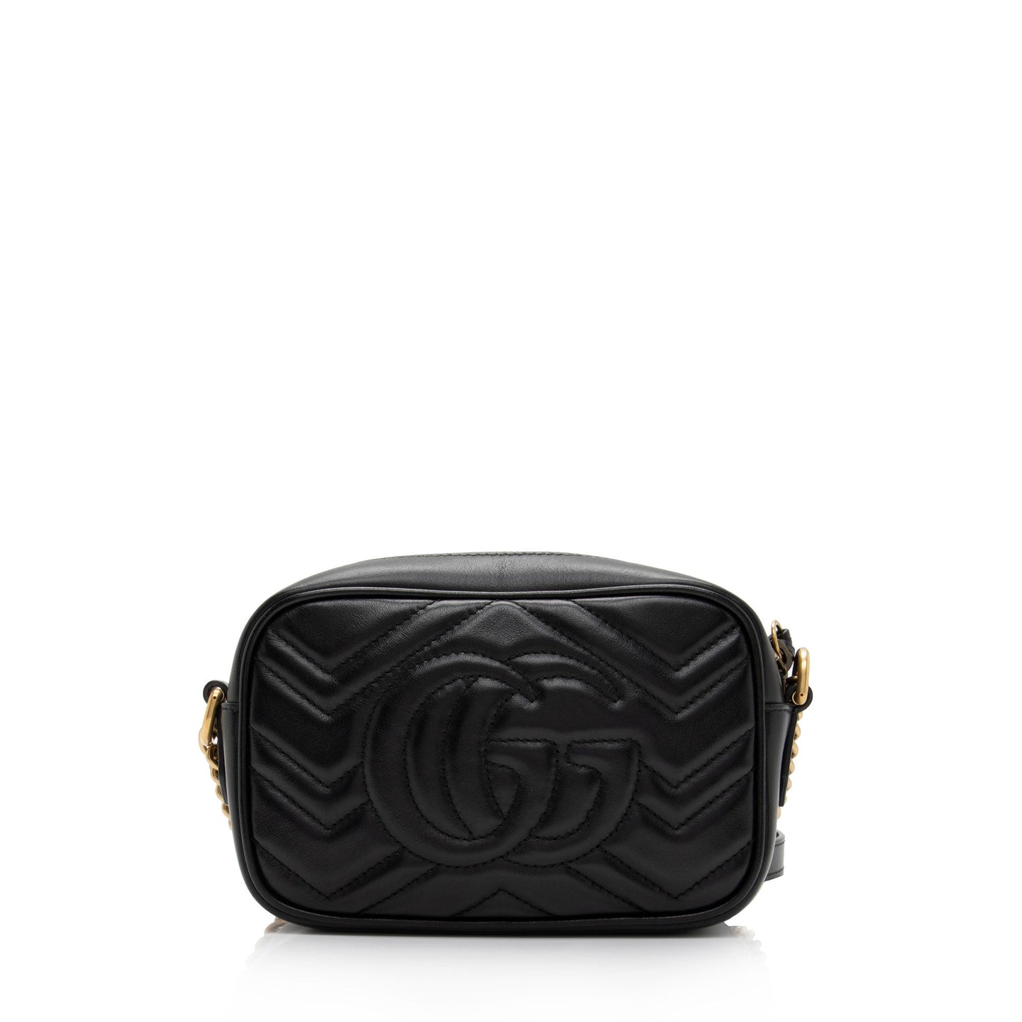 Gucci Matelasse Leather GG Marmont Mini Bag (SHF-iLzP5K)